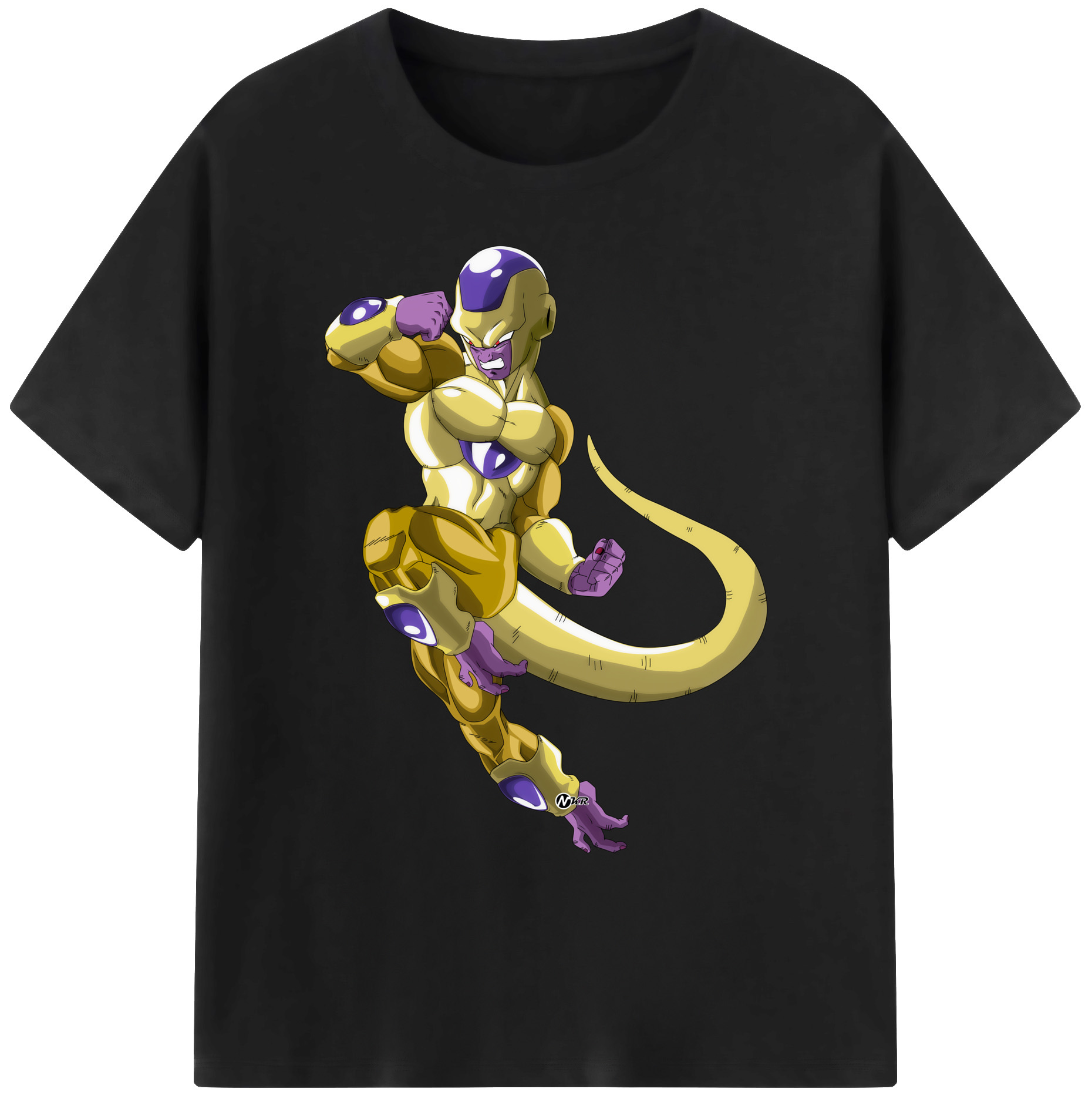 （画像用） ドラゴンボール フリーザ DRAGON BALL Frieza 綿100％ メンズ半袖Tシャツ｜肌触りやわらか＆通気性