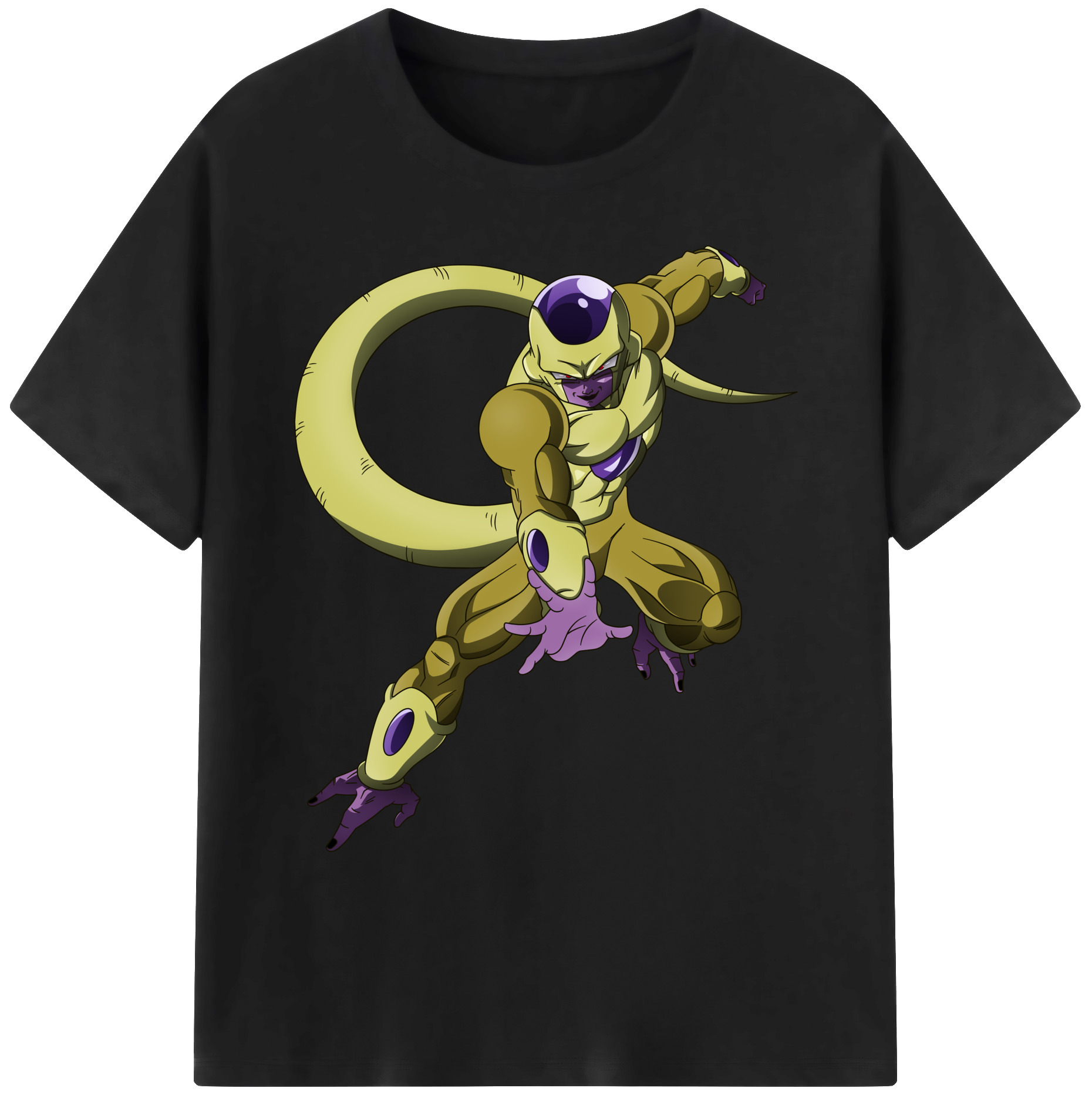 （画像用） ドラゴンボール フリーザ DRAGON BALL Frieza 綿100％ メンズ半袖Tシャツ｜肌触りやわらか＆通気性