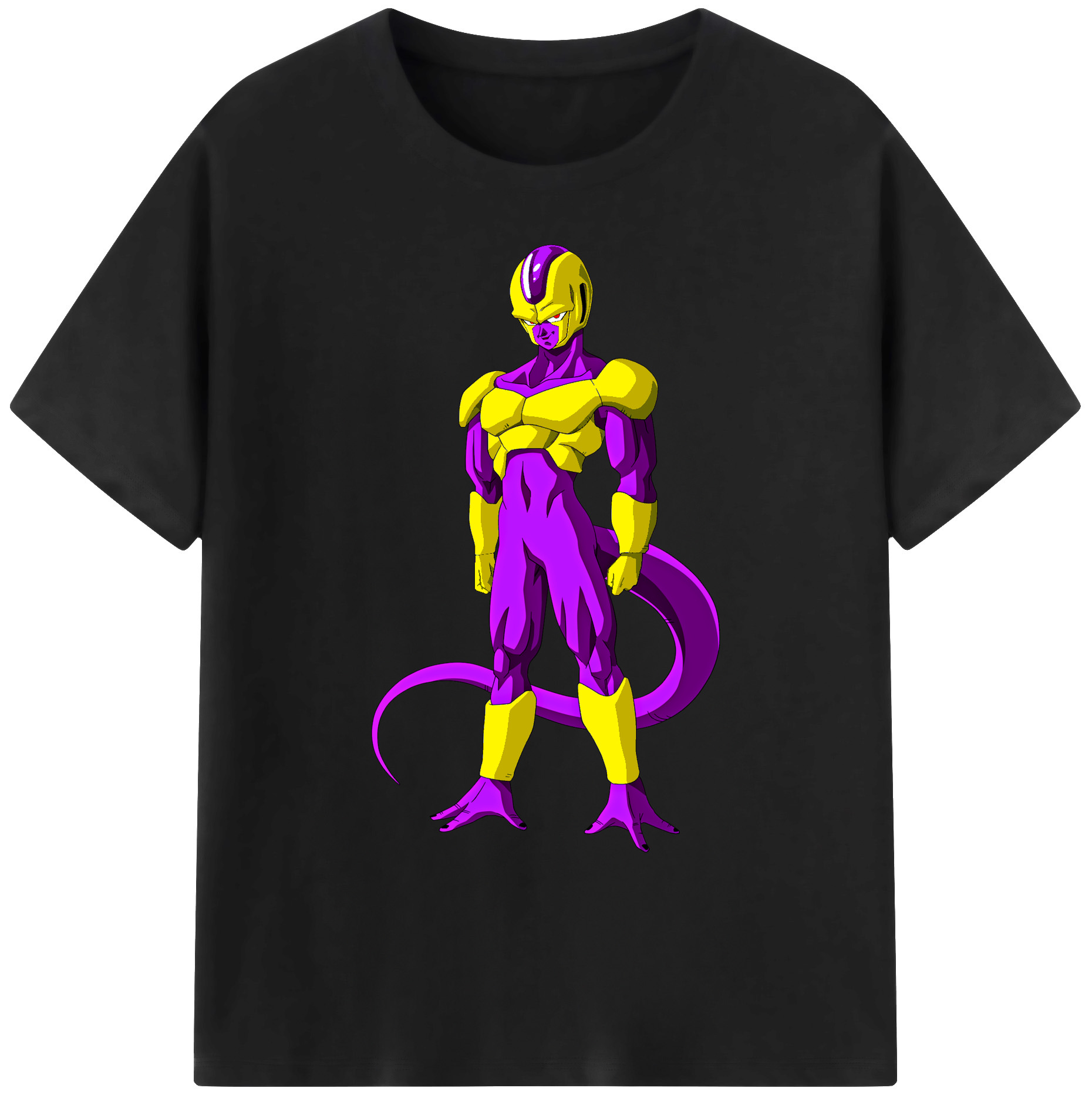 （画像用） ドラゴンボール フリーザ DRAGON BALL Frieza 綿100％ メンズ半袖Tシャツ｜肌触りやわらか＆通気性