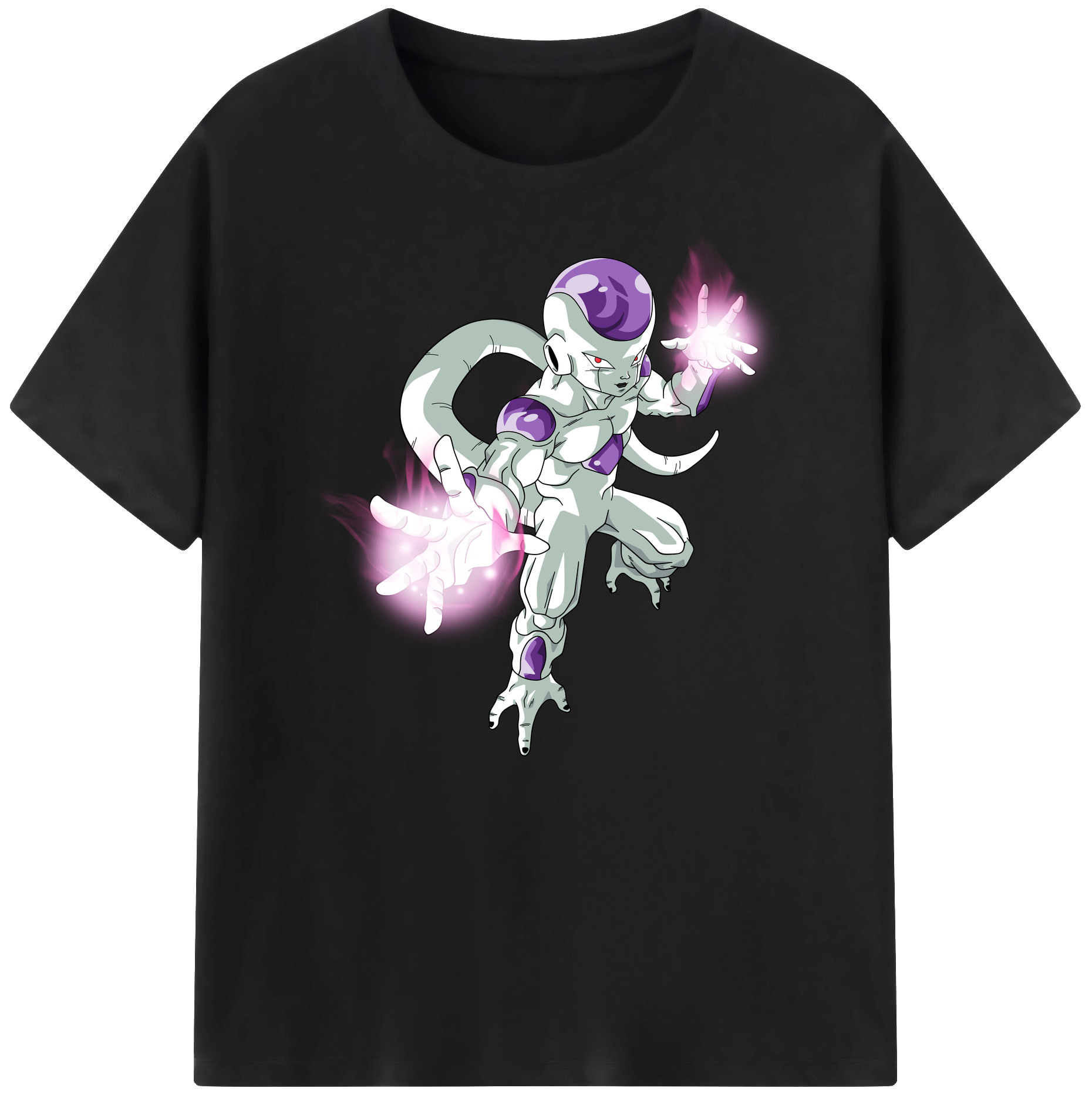 （画像用） ドラゴンボール フリーザ DRAGON BALL Frieza 綿100％ メンズ半袖Tシャツ｜肌触りやわらか＆通気性