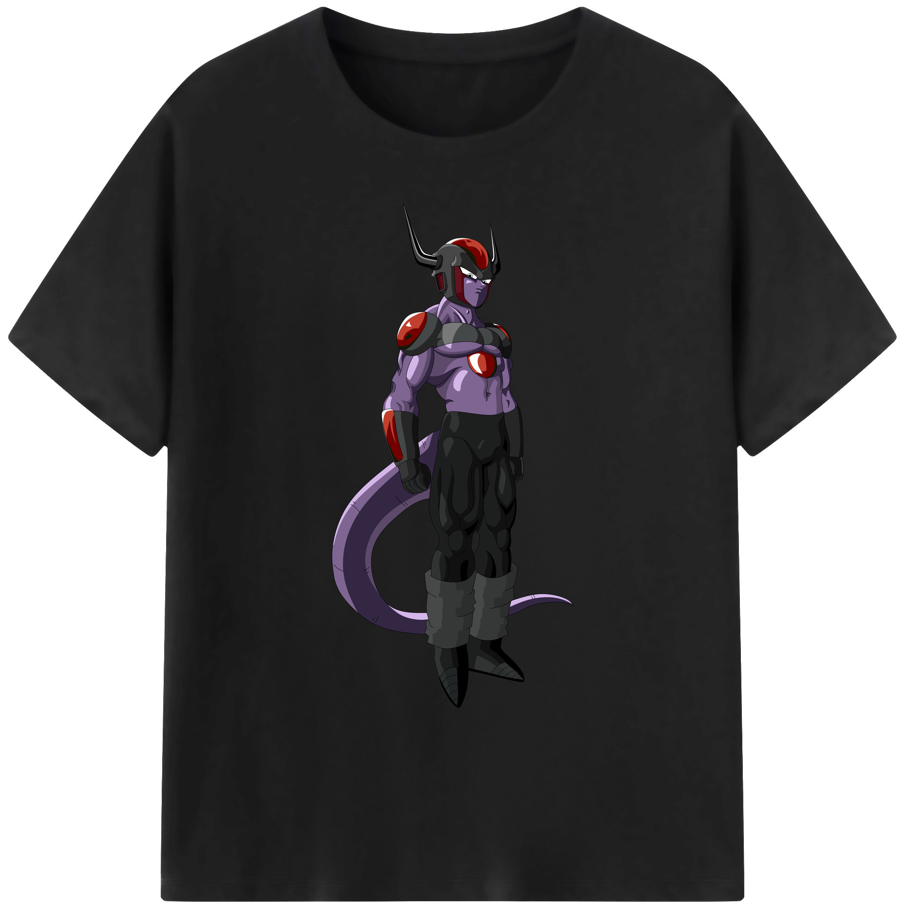 （画像用） ドラゴンボール フリーザ DRAGON BALL Frieza 綿100％ メンズ半袖Tシャツ｜肌触りやわらか＆通気性