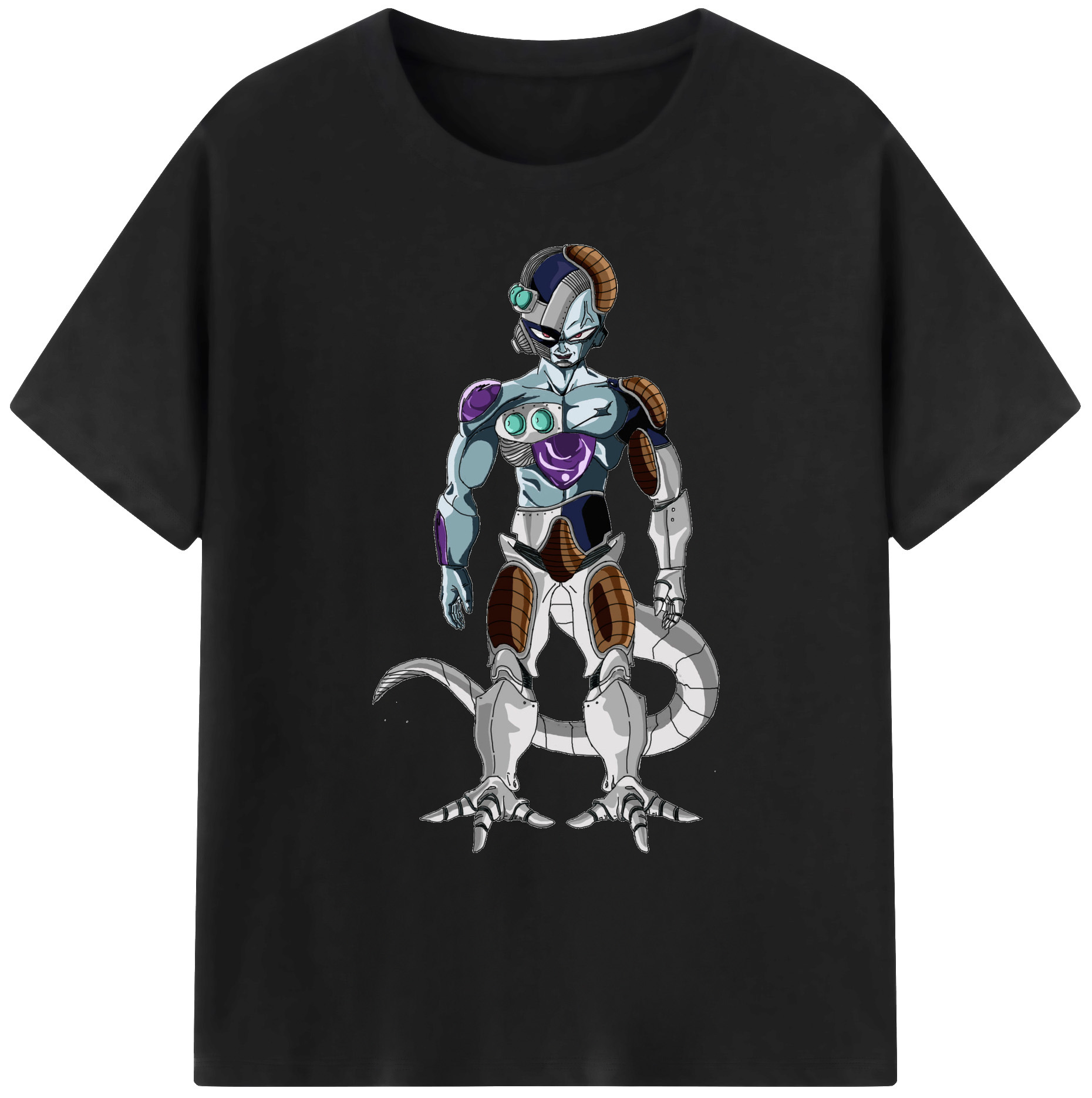 （画像用） ドラゴンボール クウラ DRAGON BALL Cooler Coora 綿100％ メンズ半袖Tシャツ｜肌触りやわらか＆通気性