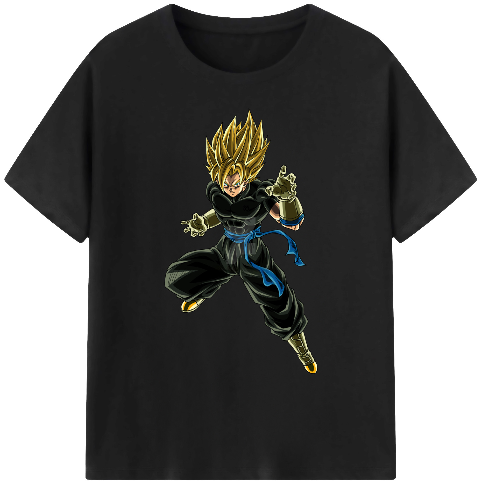 （画像用） ドラゴンボール ベジット DRAGON BALL Vegetto 綿100％ メンズ半袖Tシャツ｜肌触りやわらか＆通気性