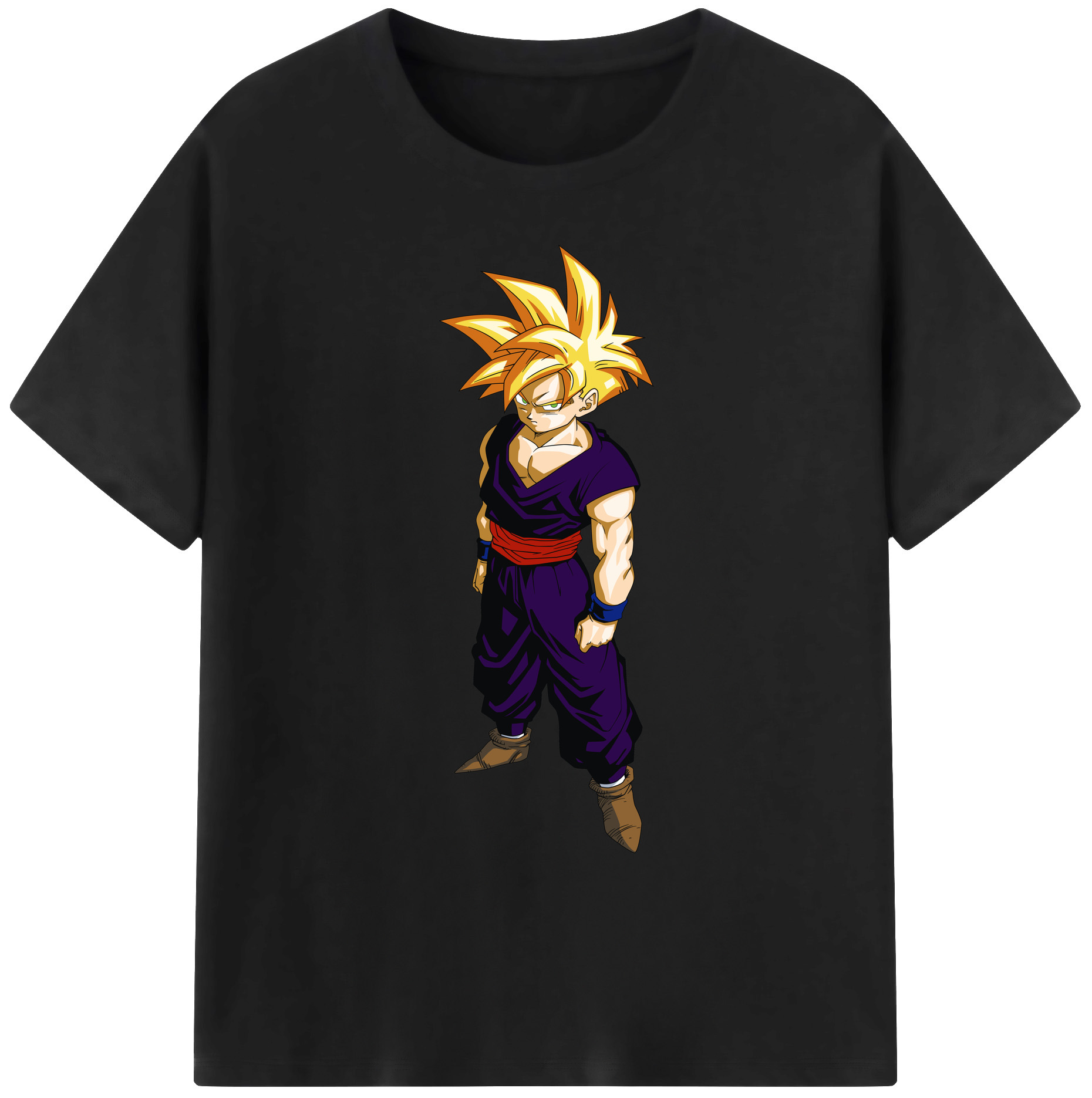 （画像用） ドラゴンボール ベジット DRAGON BALL Vegetto 綿100％ メンズ半袖Tシャツ｜肌触りやわらか＆通気性