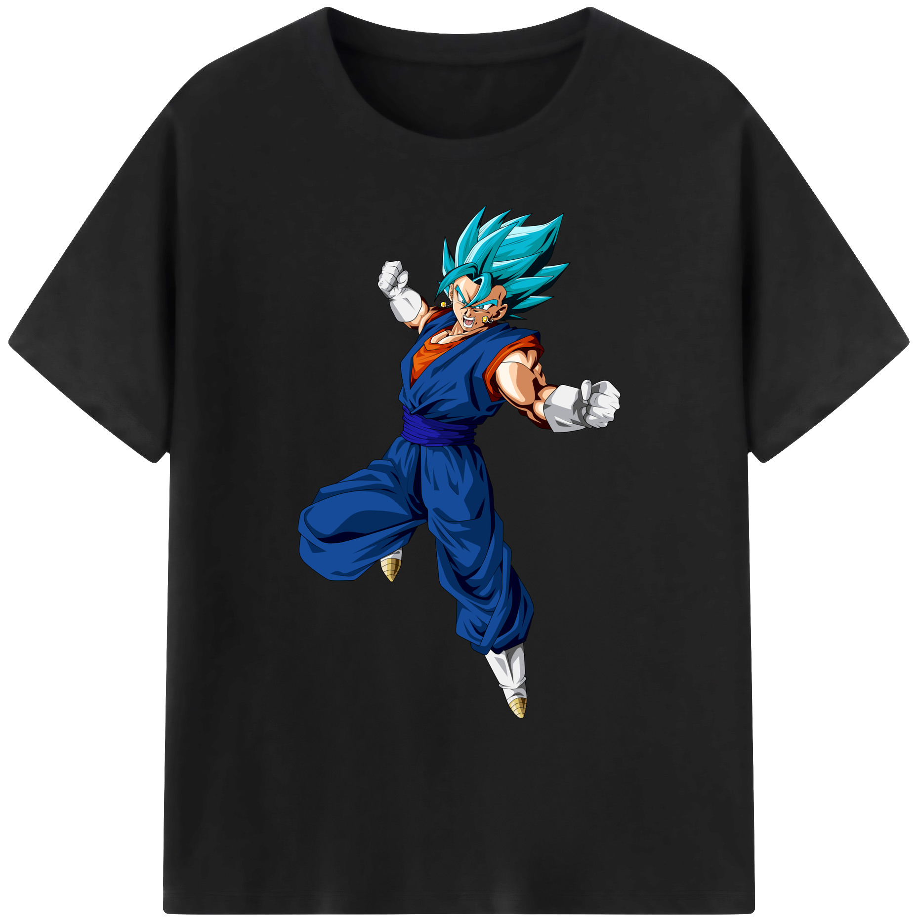 （画像用） ドラゴンボール ベジット DRAGON BALL Vegetto 綿100％ メンズ半袖Tシャツ｜肌触りやわらか＆通気性