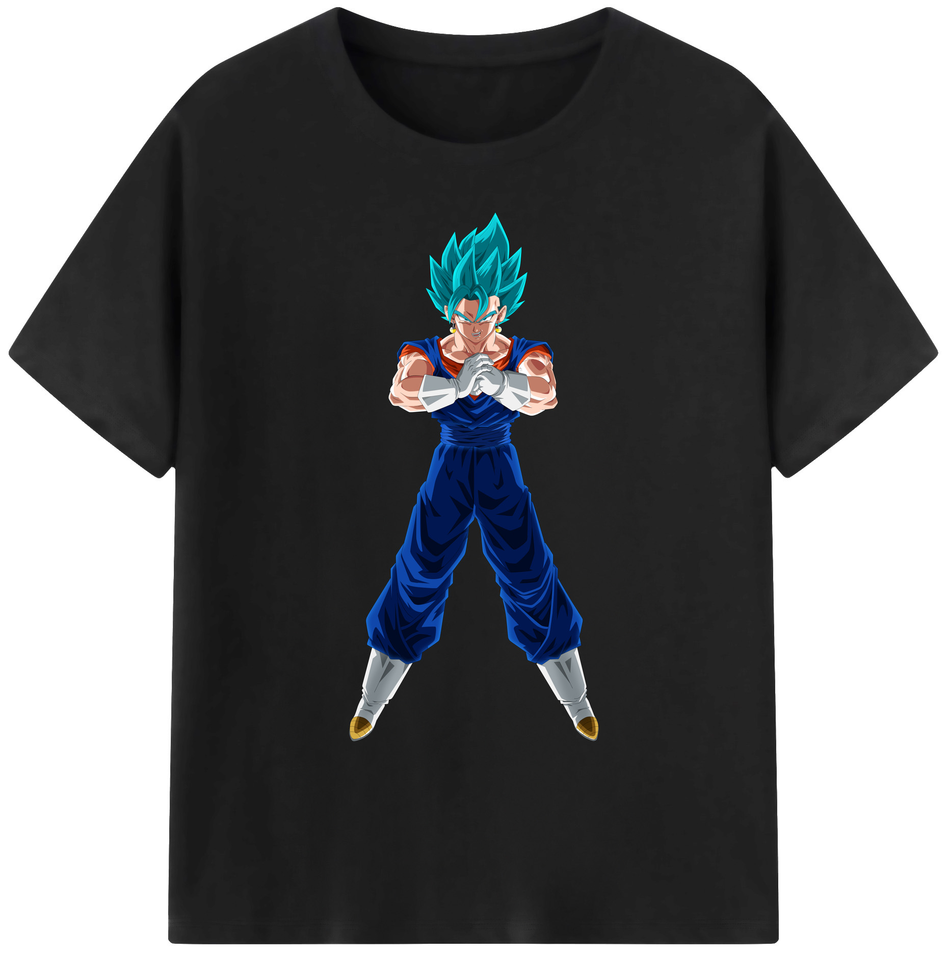 （画像用） ドラゴンボール ベジット DRAGON BALL Vegetto 綿100％ メンズ半袖Tシャツ｜肌触りやわらか＆通気性