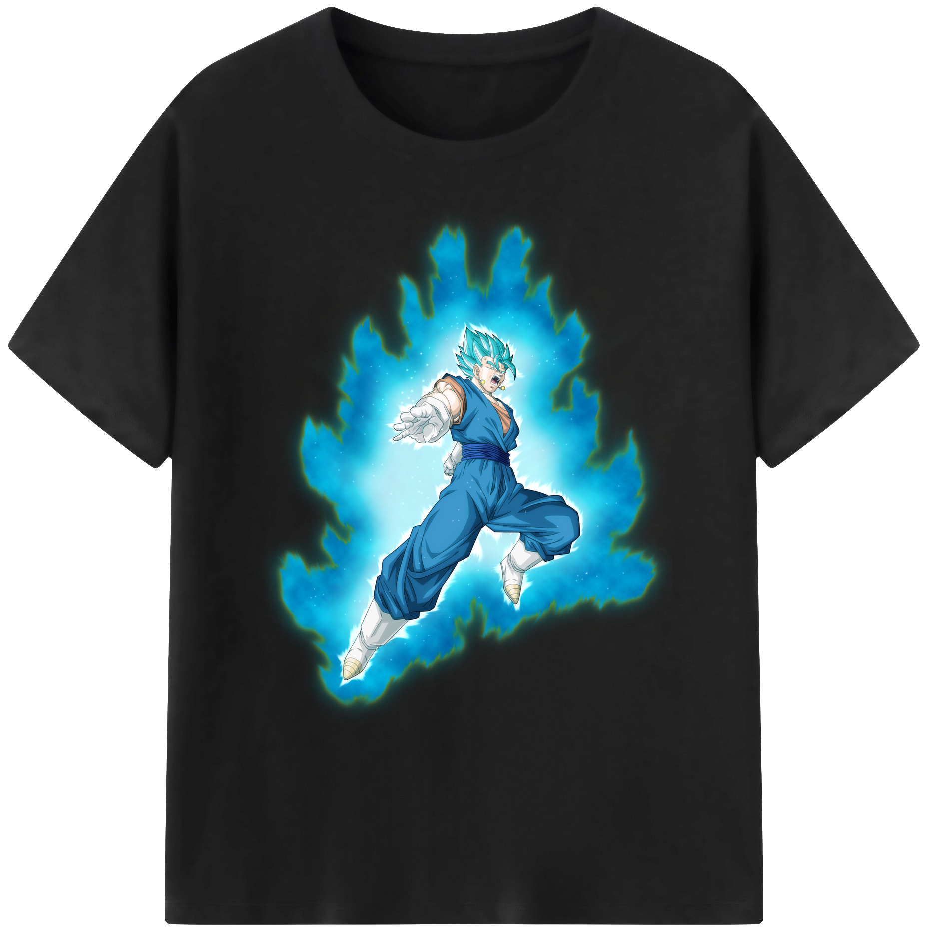 （画像用） ドラゴンボール ベジット DRAGON BALL Vegetto 綿100％ メンズ半袖Tシャツ｜肌触りやわらか＆通気性