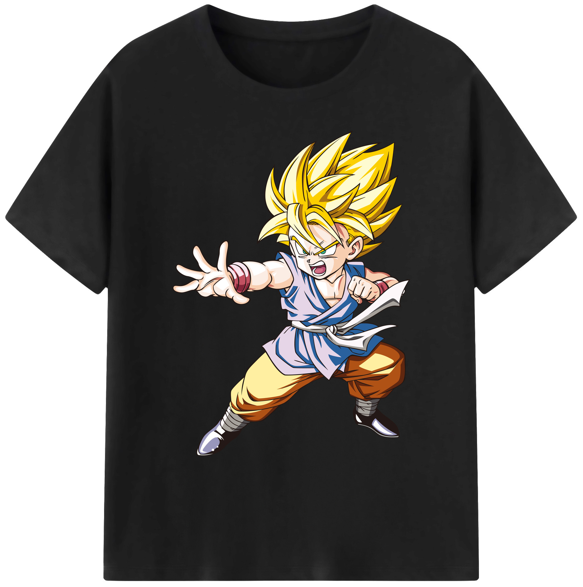 （画像用） ドラゴンボール ベジット DRAGON BALL Vegetto 綿100％ メンズ半袖Tシャツ｜肌触りやわらか＆通気性