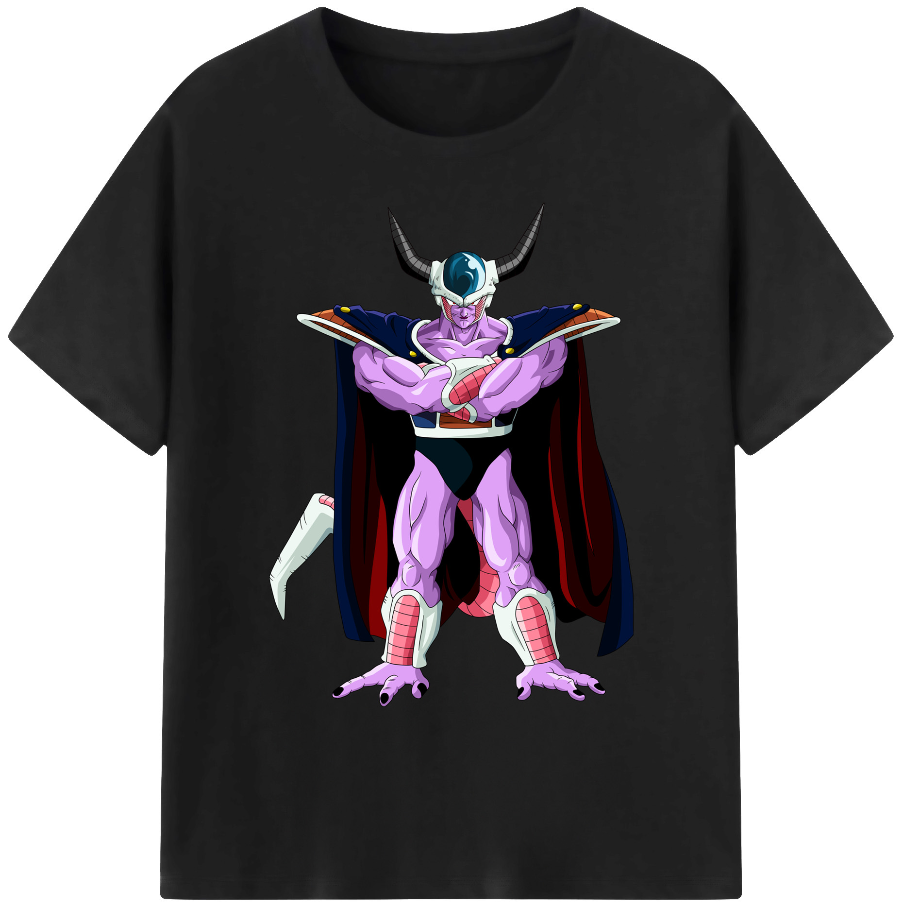 （画像用） ドラゴンボール コルド大王 DRAGON BALL King Cold 綿100％ メンズ半袖Tシャツ｜肌触りやわらか＆通気性