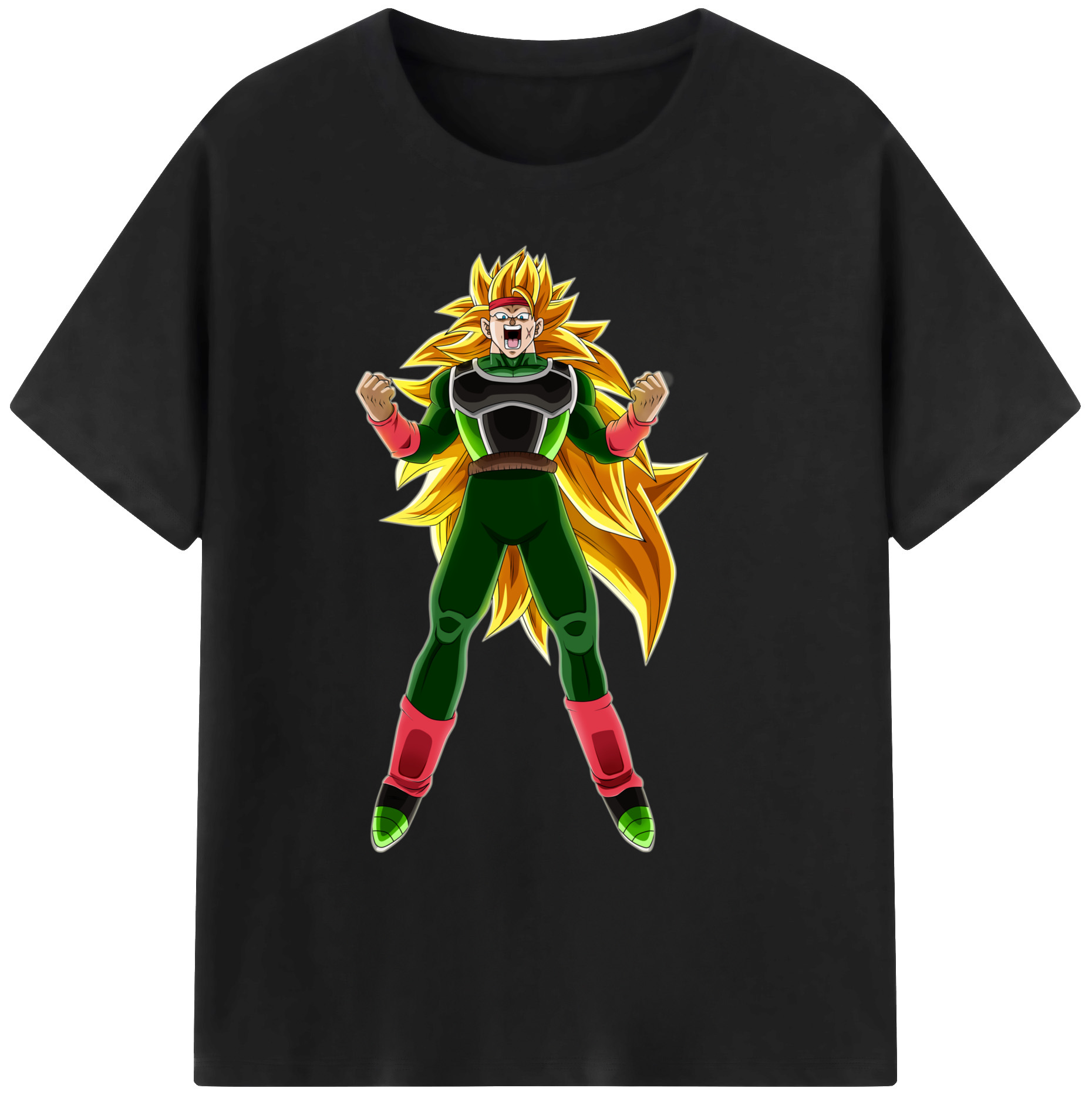 （画像用） ドラゴンボール ブロリー DRAGON BALL Broli 綿100％ メンズ半袖Tシャツ｜肌触りやわらか＆通気性
