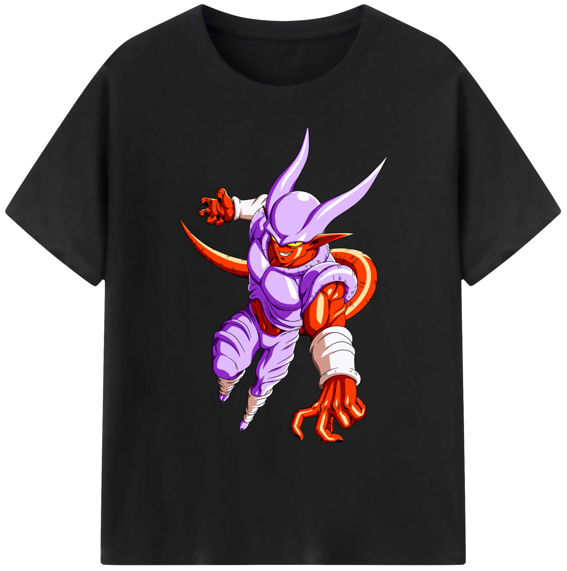 （画像用） ドラゴンボール ジャネンバ DRAGON BALL Janemba 綿100％ メンズ半袖Tシャツ｜肌触りやわらか＆通気性