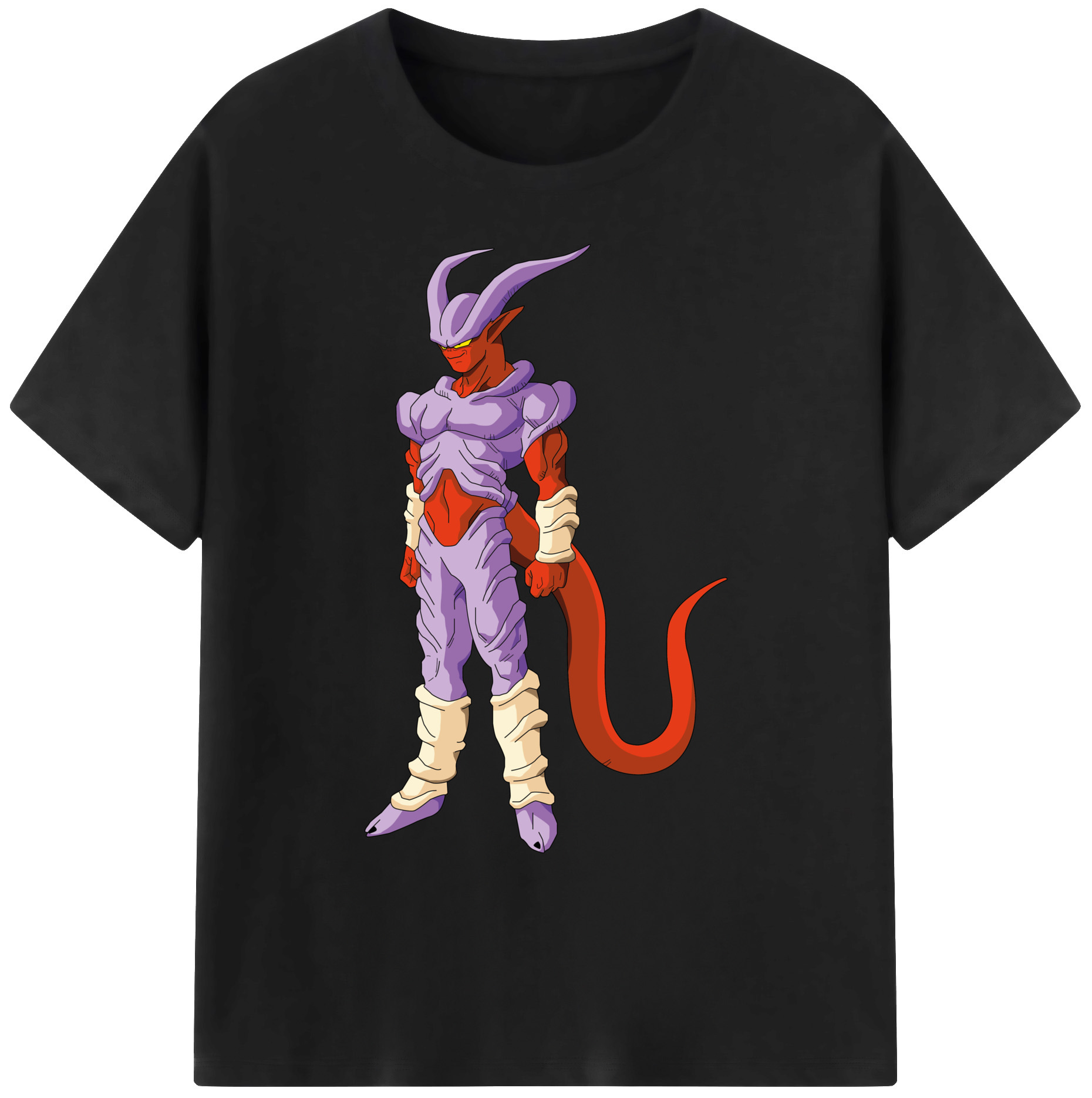 （画像用） ドラゴンボール ジャネンバ DRAGON BALL Janemba 綿100％ メンズ半袖Tシャツ｜肌触りやわらか＆通気性