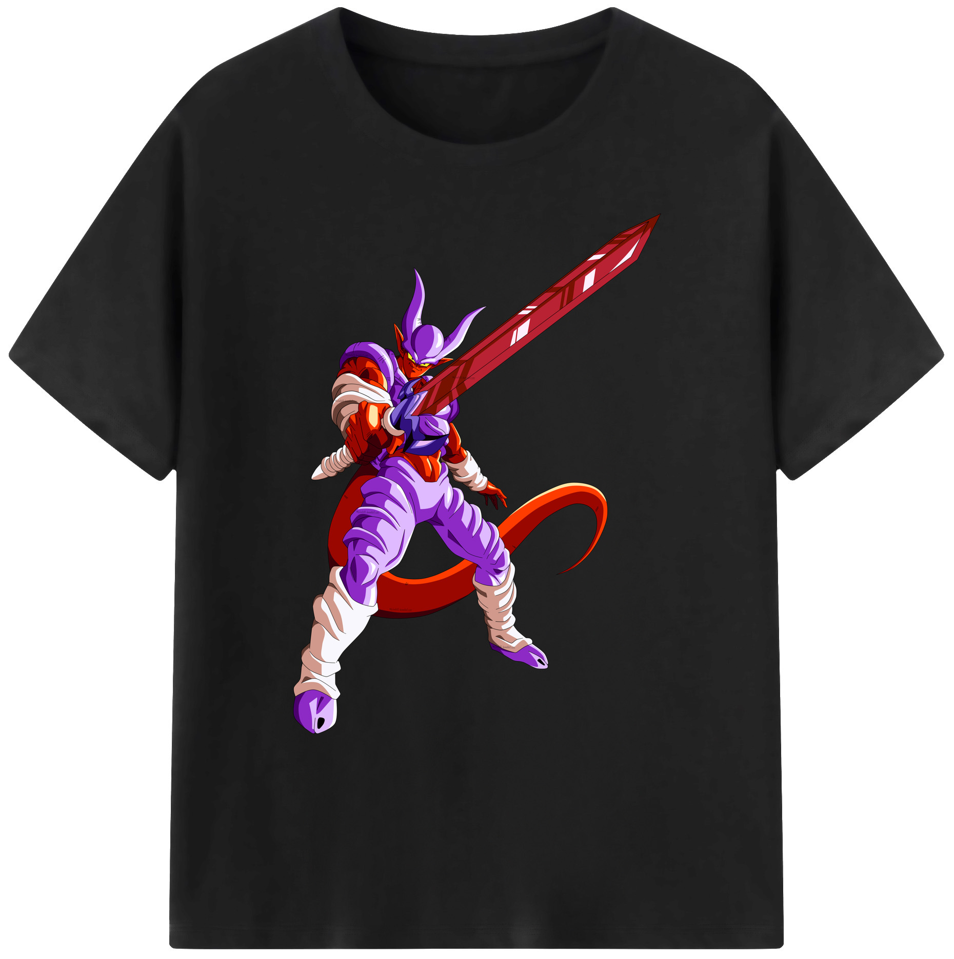 （画像用） ドラゴンボール ジャネンバ DRAGON BALL Janemba 綿100％ メンズ半袖Tシャツ｜肌触りやわらか＆通気性