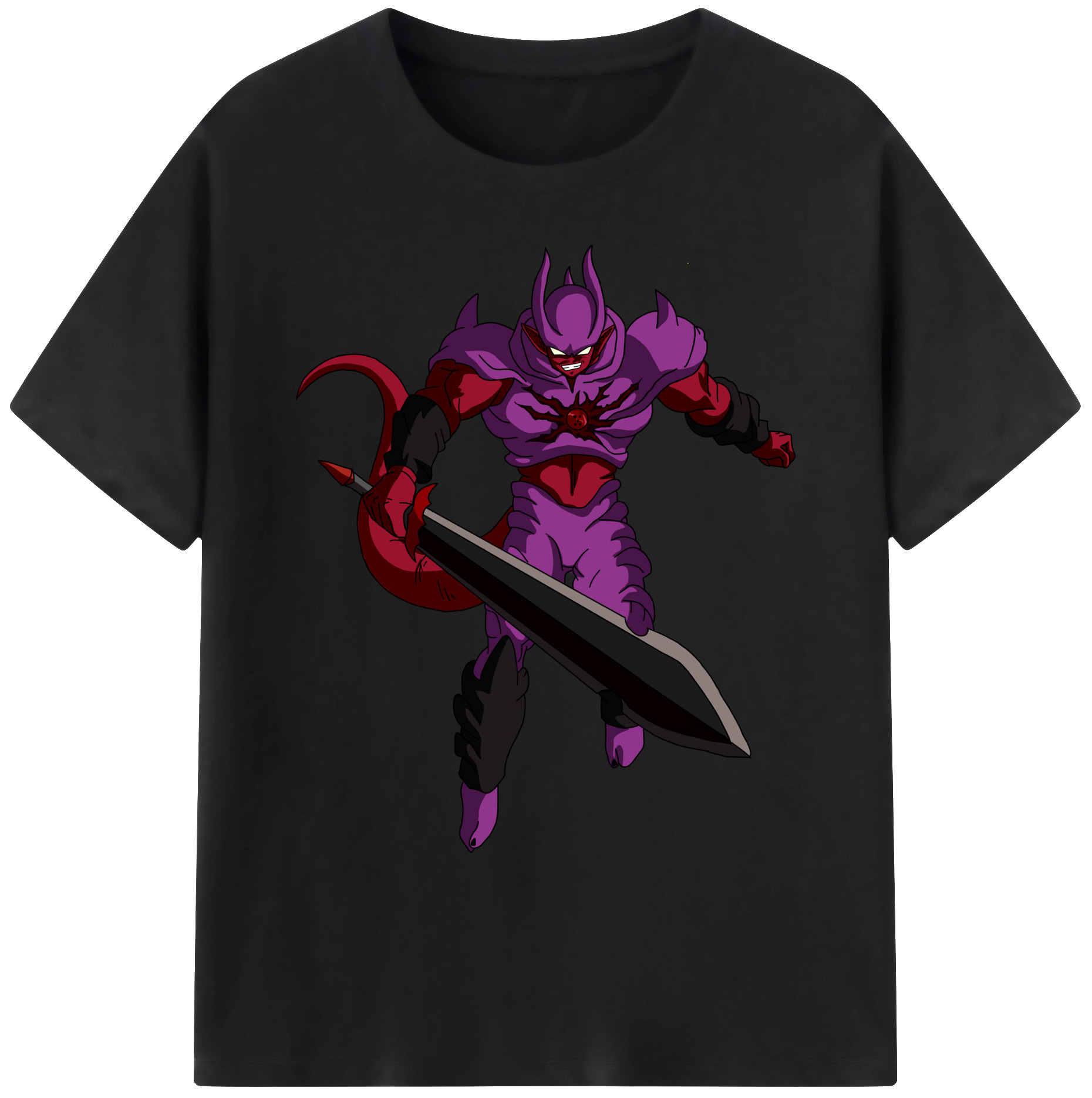 （画像用） ドラゴンボール ジャネンバ DRAGON BALL Janemba 綿100％ メンズ半袖Tシャツ｜肌触りやわらか＆通気性
