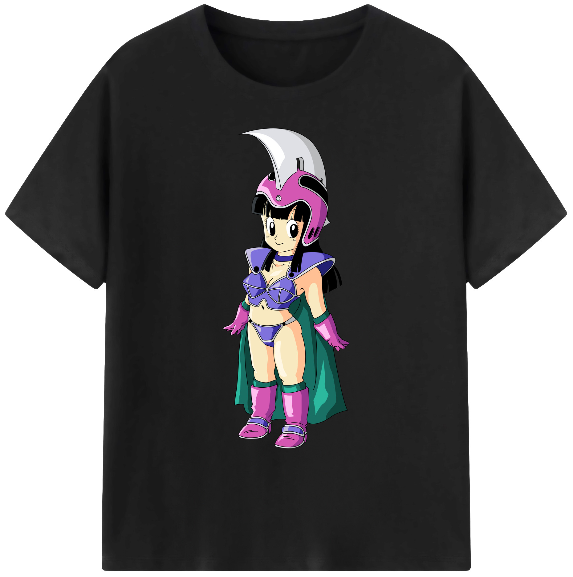 （画像用） ドラゴンボール チチ DRAGON BALL Chichi 綿100％ メンズ半袖Tシャツ｜肌触りやわらか＆通気性