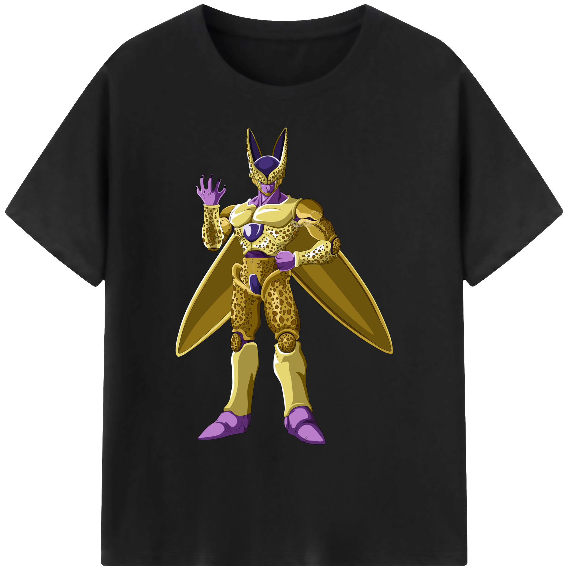 （画像用） ドラゴンボール セル DRAGON BALL Cell 綿100％ メンズ半袖Tシャツ｜肌触りやわらか＆通気性