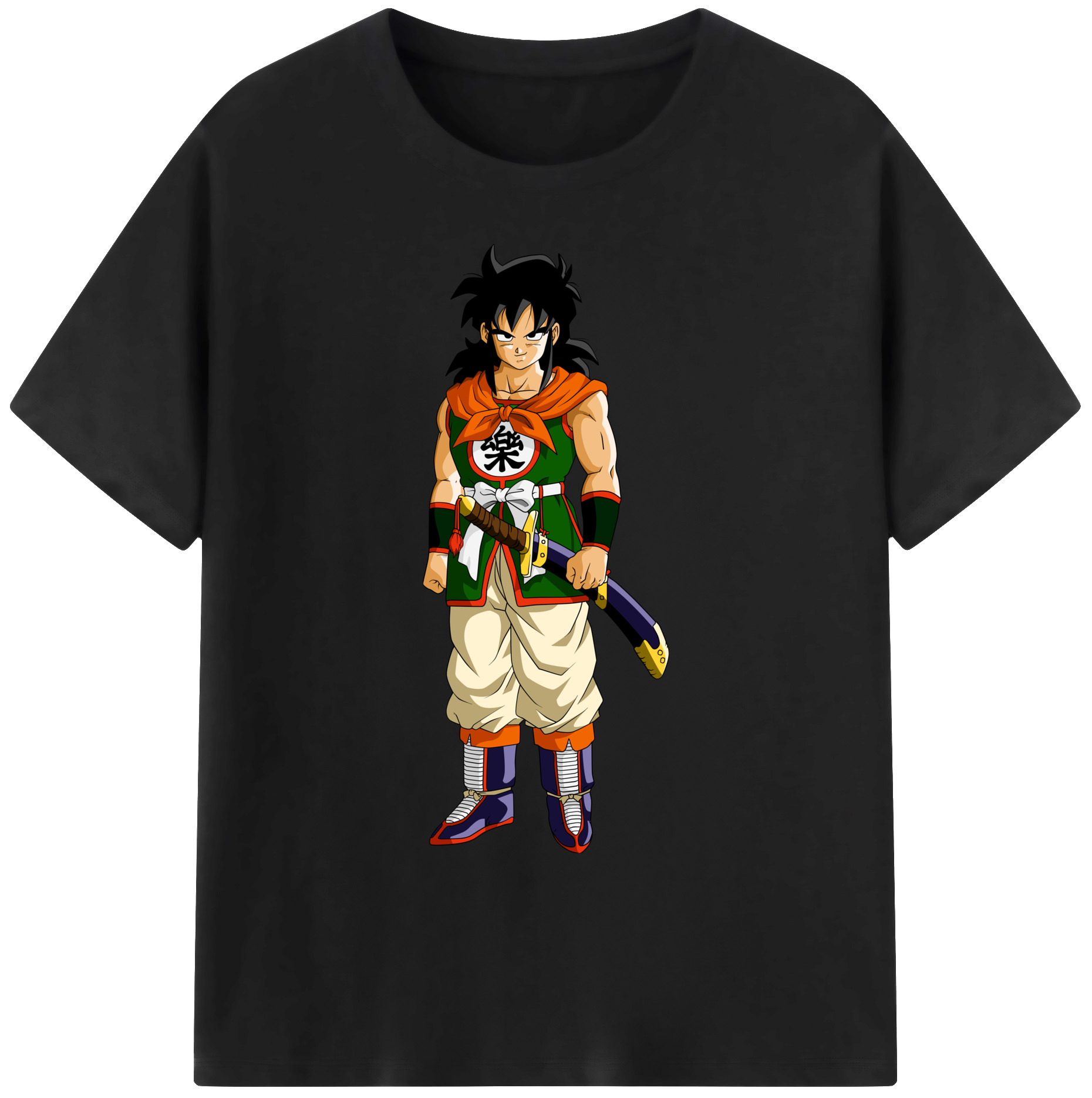 （画像用） ドラゴンボール ヤムチャ DRAGON BALL Yamcha 綿100％ メンズ半袖Tシャツ｜肌触りやわらか＆通気性