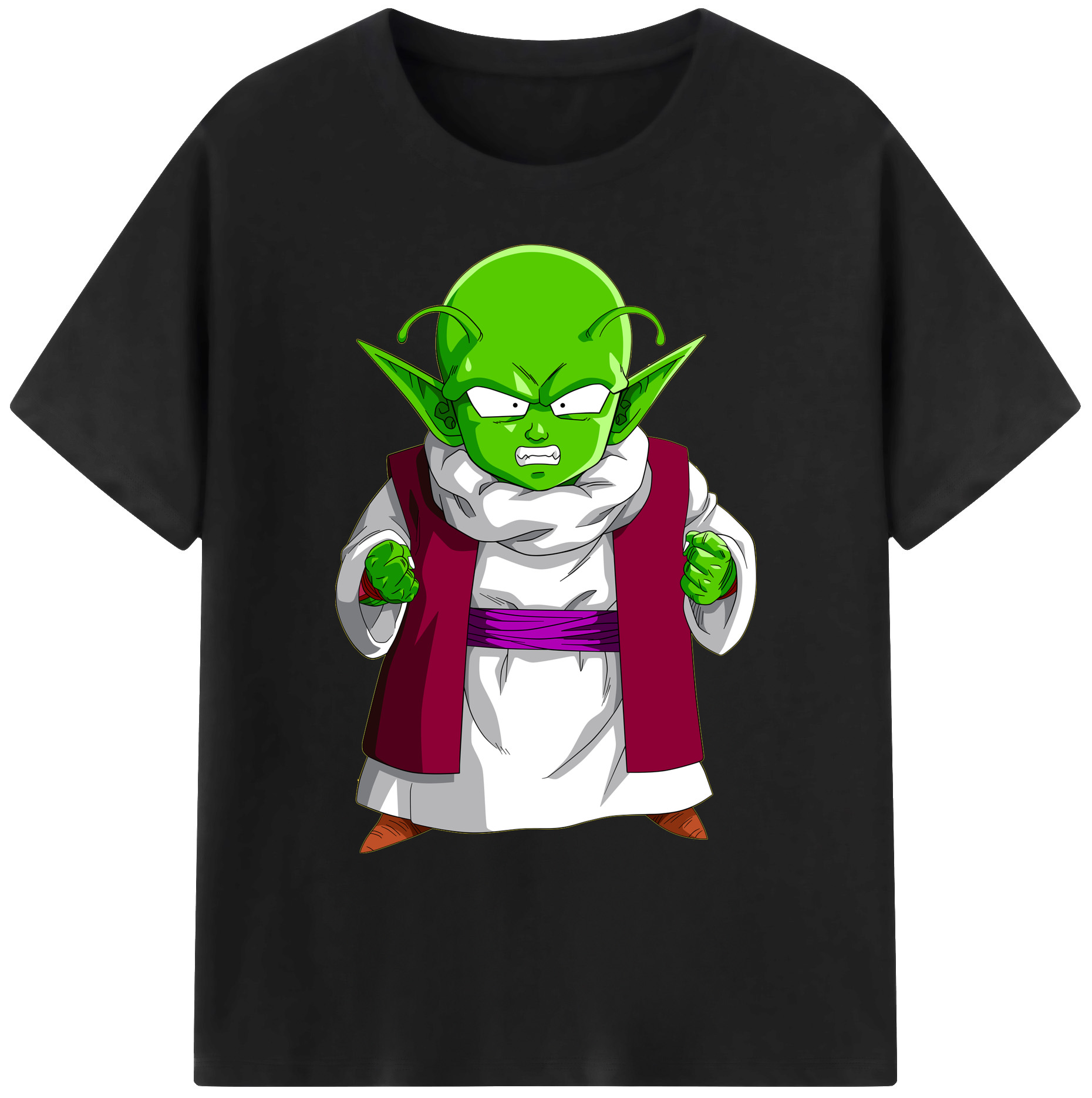 （画像用） ドラゴンボール ピッコロ DRAGON BALL Piccolo 綿100％ メンズ半袖Tシャツ｜肌触りやわらか＆通気性