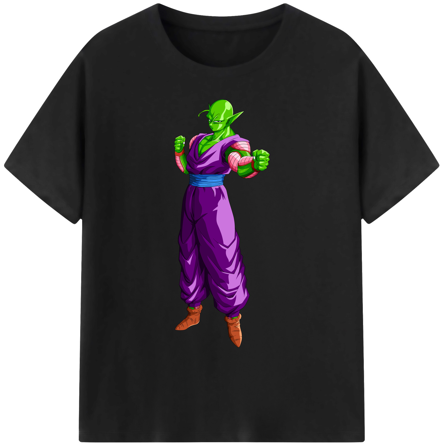 （画像用） ドラゴンボール ピッコロ DRAGON BALL Piccolo 綿100％ メンズ半袖Tシャツ｜肌触りやわらか＆通気性
