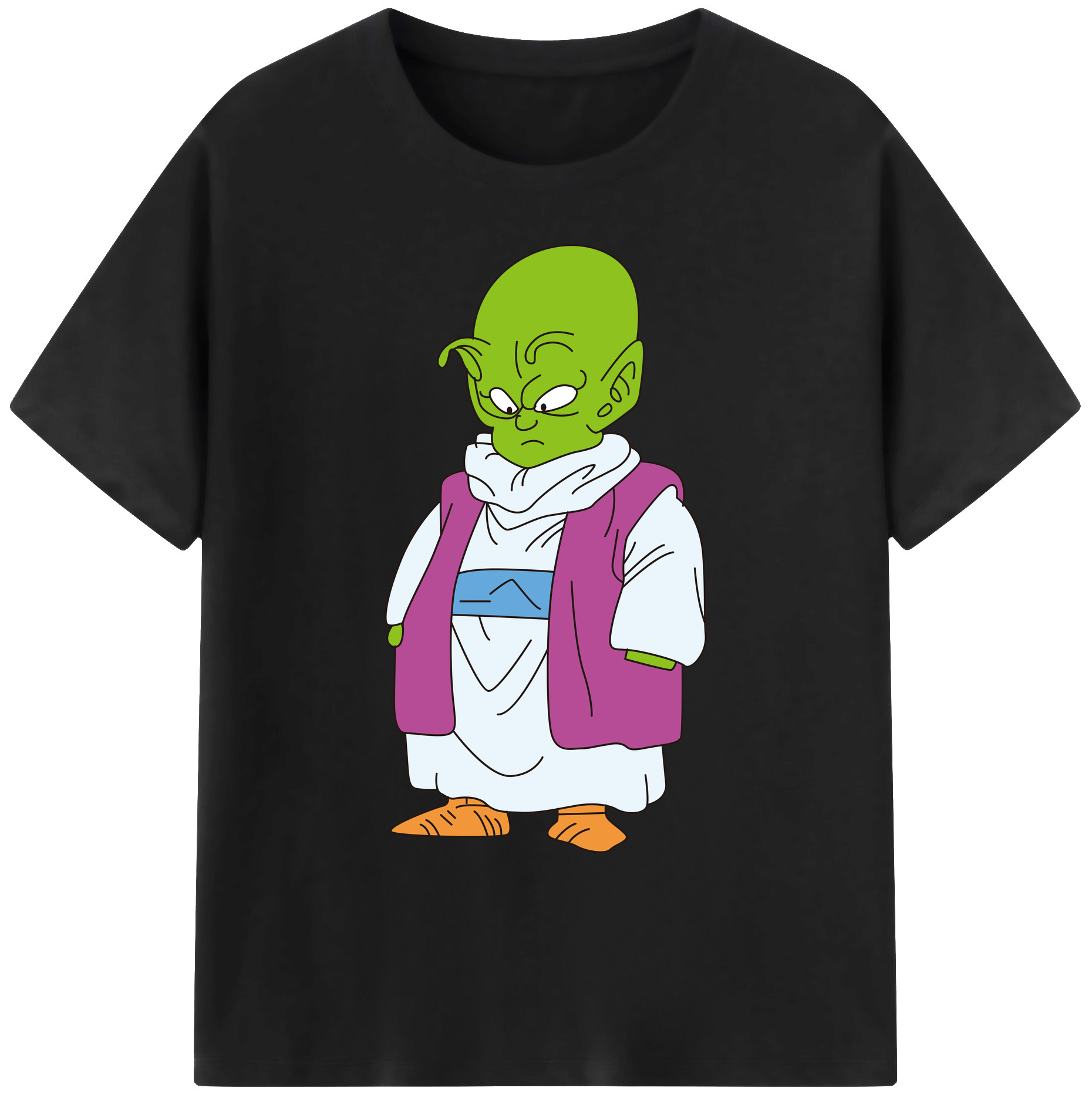 （画像用） ドラゴンボール ピッコロ DRAGON BALL Piccolo 綿100％ メンズ半袖Tシャツ｜肌触りやわらか＆通気性