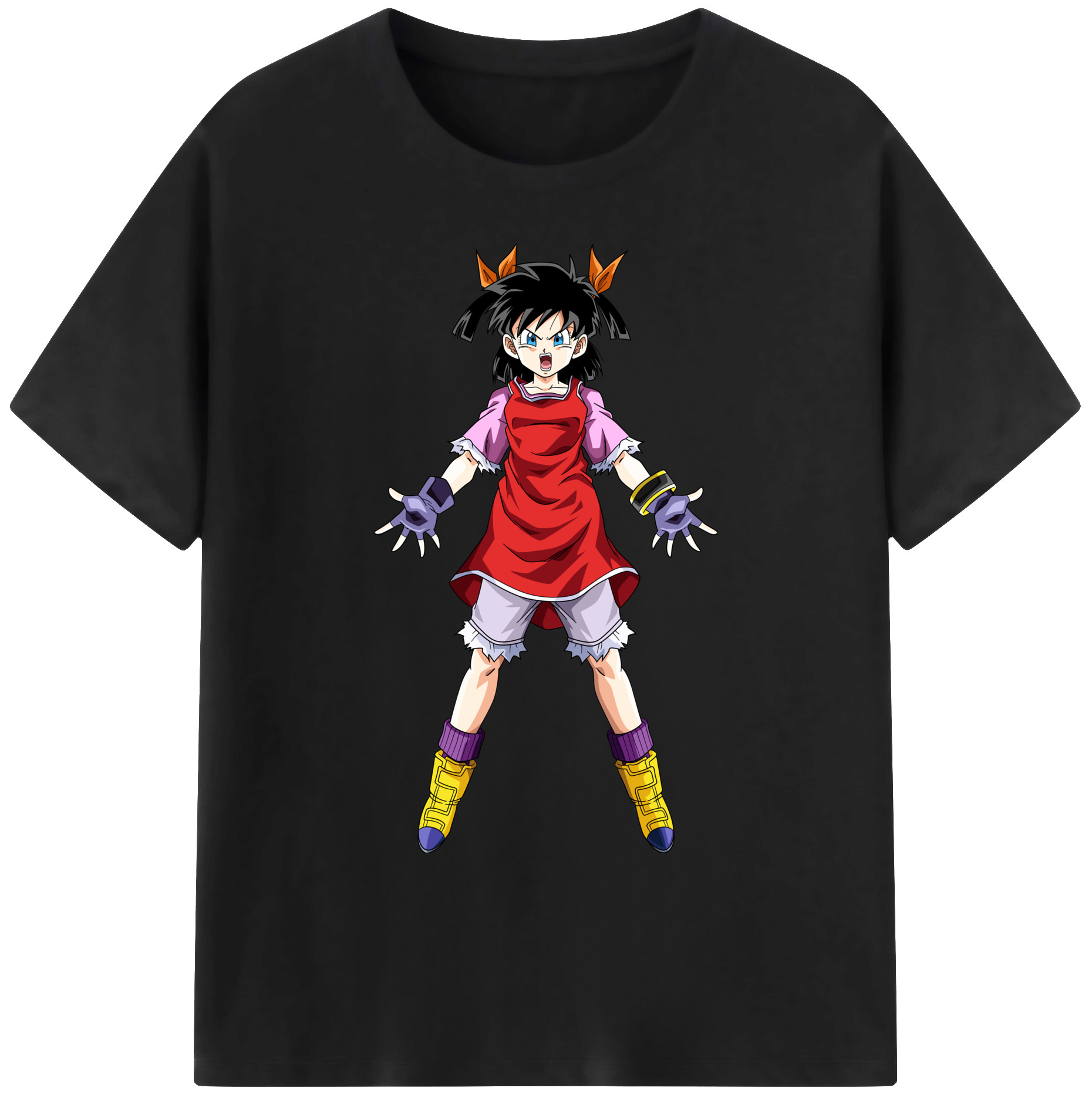 （画像用） ドラゴンボール パン DRAGON BALL Pan 綿100％ メンズ半袖Tシャツ｜肌触りやわらか＆通気性