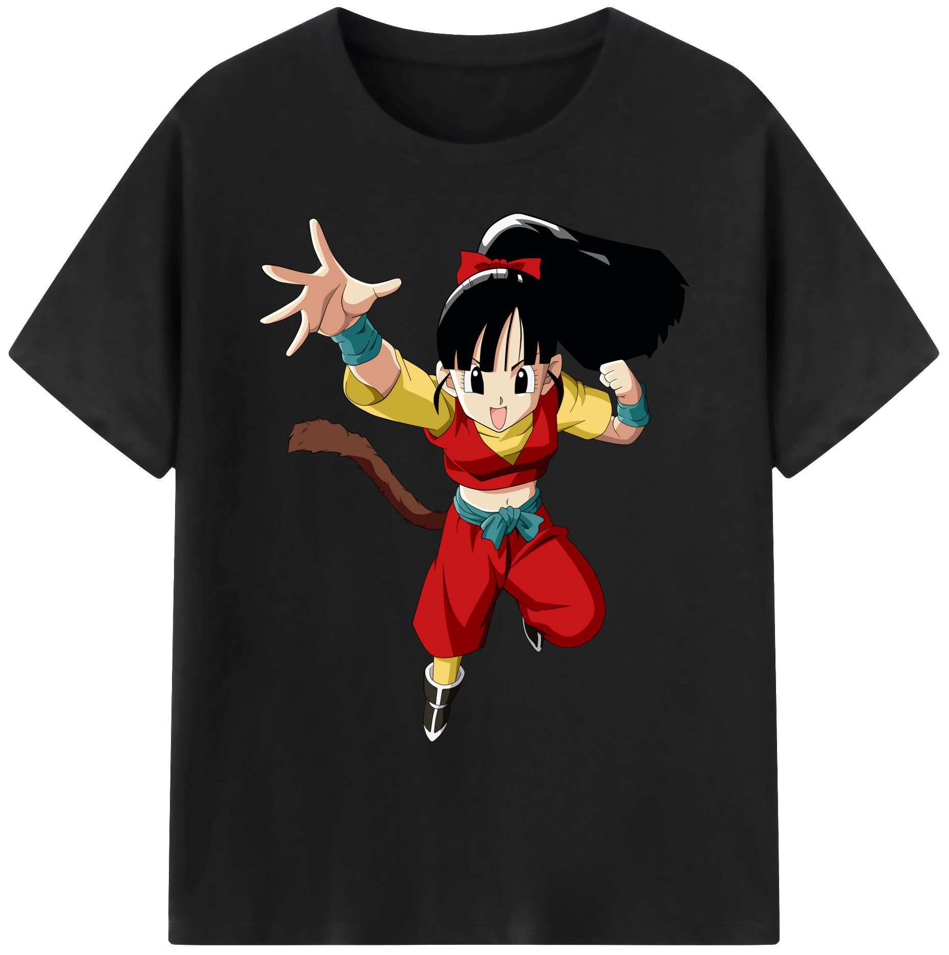（画像用） ドラゴンボール パン DRAGON BALL Pan 綿100％ メンズ半袖Tシャツ｜肌触りやわらか＆通気性