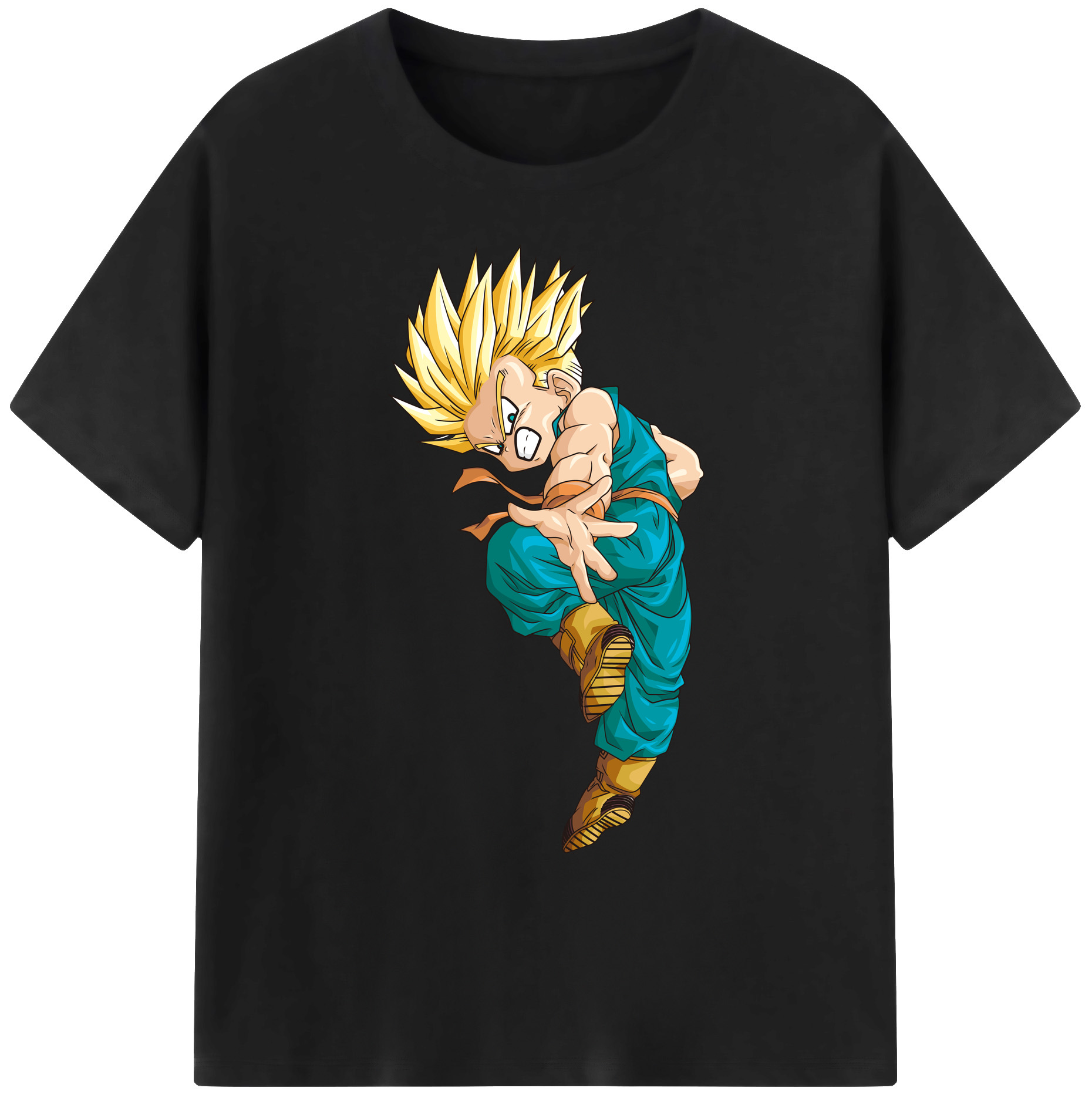 （画像用） ドラゴンボール DRAGON BALL 綿100％ メンズ半袖Tシャツ｜肌触りやわらか＆通気性