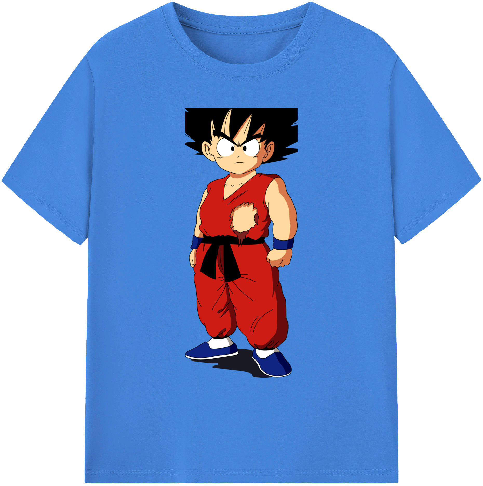 （画像用） ドラゴンボール 孫悟空（そん ごくう）Son Goku カカロット DRAGON BALL Kakarotto 綿100％ メンズ半袖Tシャツ｜肌触りやわらか＆通気性