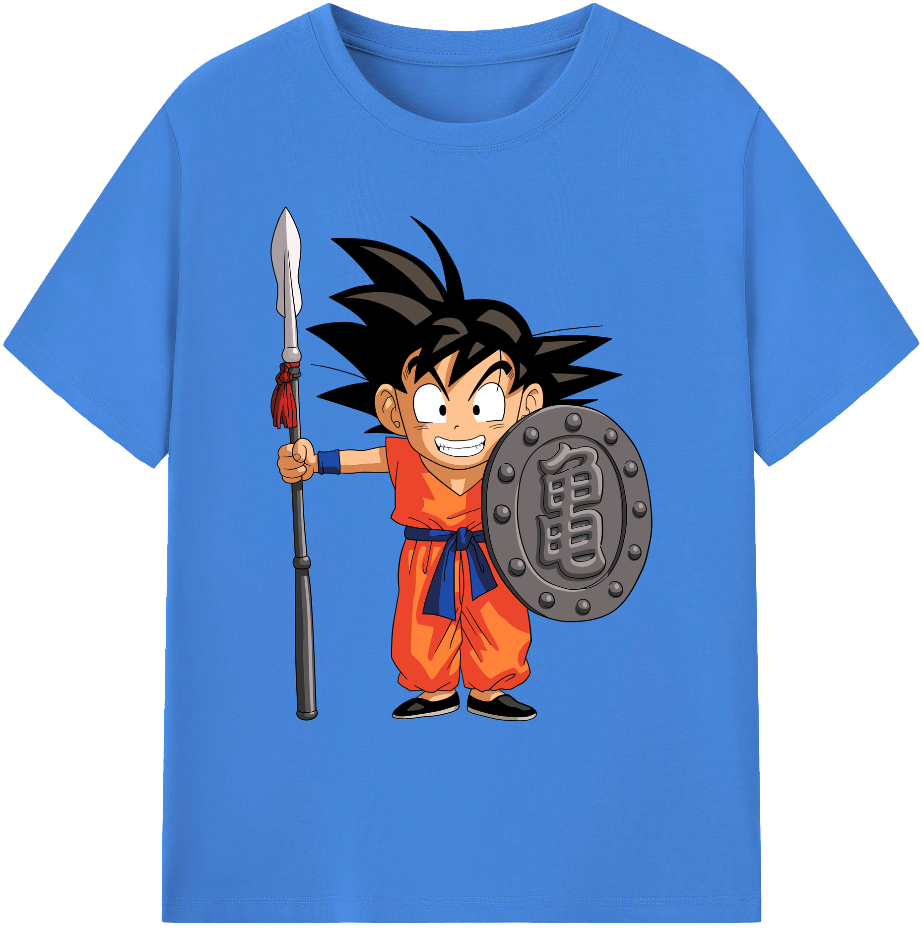 （画像用） ドラゴンボール 孫悟空（そん ごくう）Son Goku カカロット DRAGON BALL Kakarotto 綿100％ メンズ半袖Tシャツ｜肌触りやわらか＆通気性