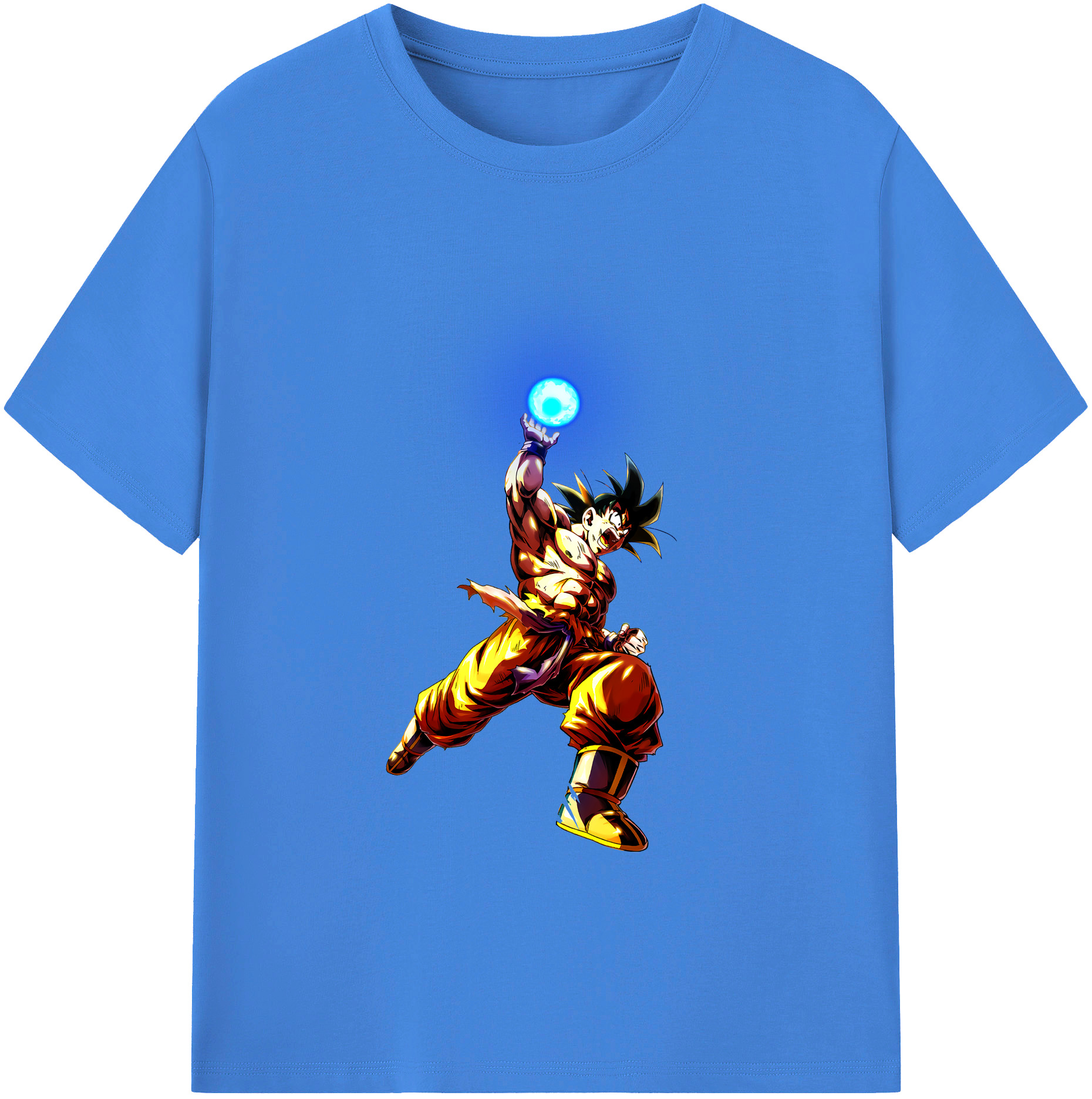 （画像用） ドラゴンボール 孫悟空（そん ごくう）Son Goku カカロット DRAGON BALL Kakarotto 綿100％ メンズ半袖Tシャツ｜肌触りやわらか＆通気性