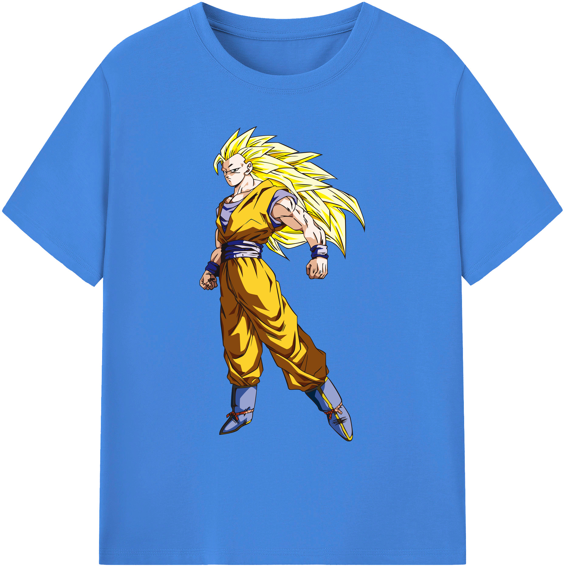 （画像用） ドラゴンボール 孫悟空（そん ごくう）Son Goku カカロット DRAGON BALL Kakarotto 綿100％ メンズ半袖Tシャツ｜肌触りやわらか＆通気性