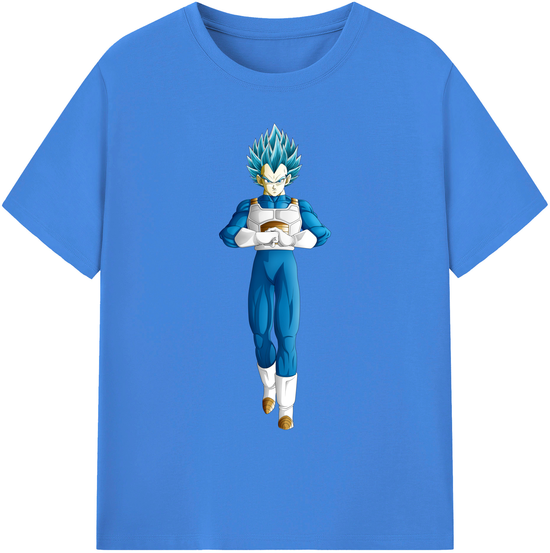 （画像用） ドラゴンボール ベジータ四世（Bejīta Yonsei）DRAGON BALL Vegeta IV 綿100％ メンズ半袖Tシャツ｜肌触りやわらか＆通気性