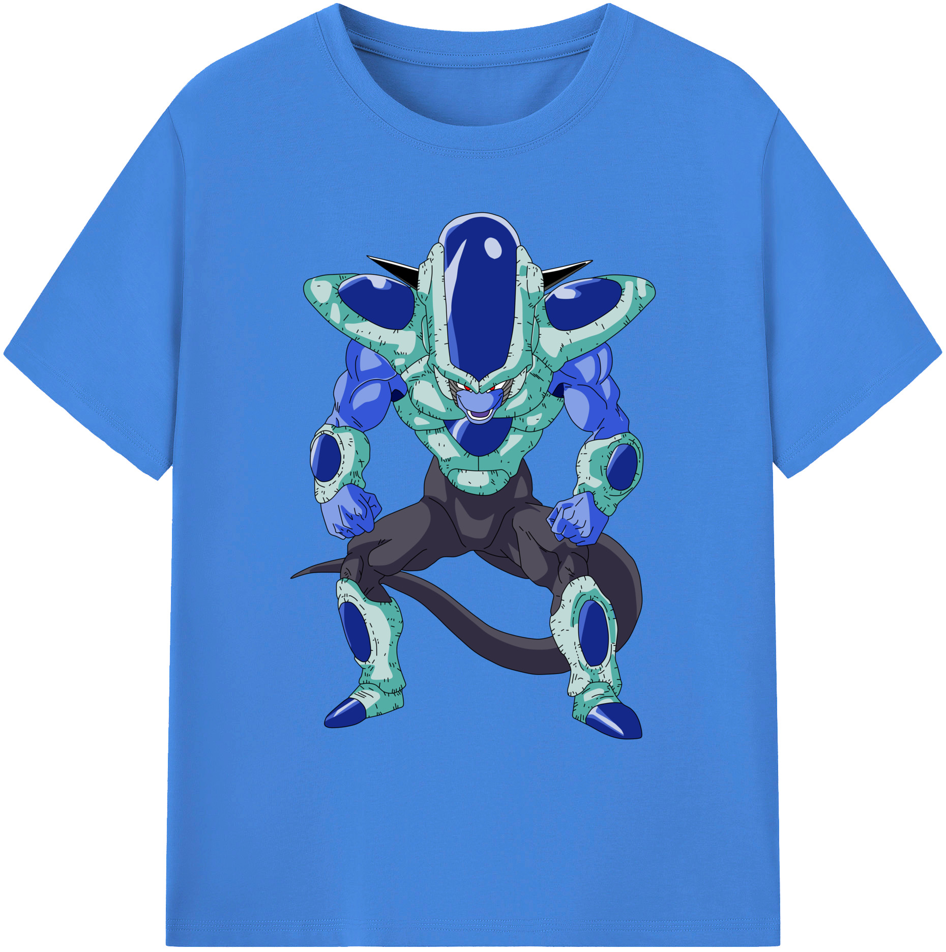 （画像用） ドラゴンボール フリーザ DRAGON BALL Frieza 綿100％ メンズ半袖Tシャツ｜肌触りやわらか＆通気性