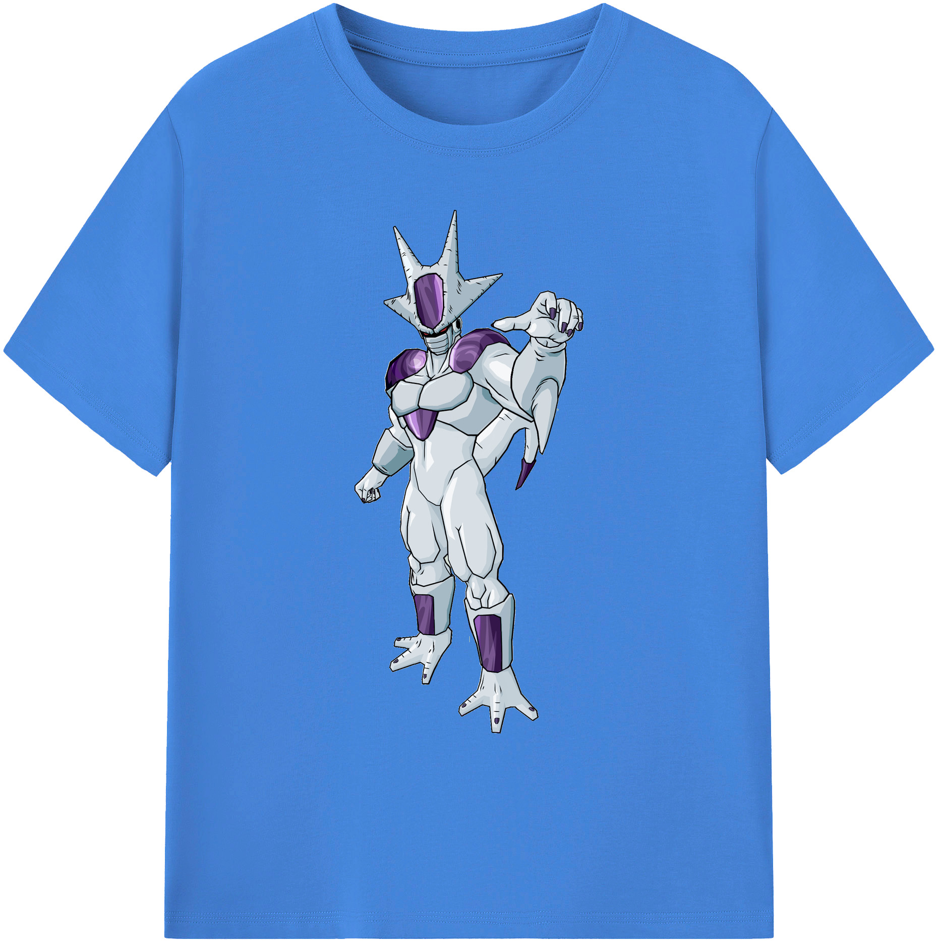 （画像用） ドラゴンボール クウラ DRAGON BALL Cooler Coora 綿100％ メンズ半袖Tシャツ｜肌触りやわらか＆通気性