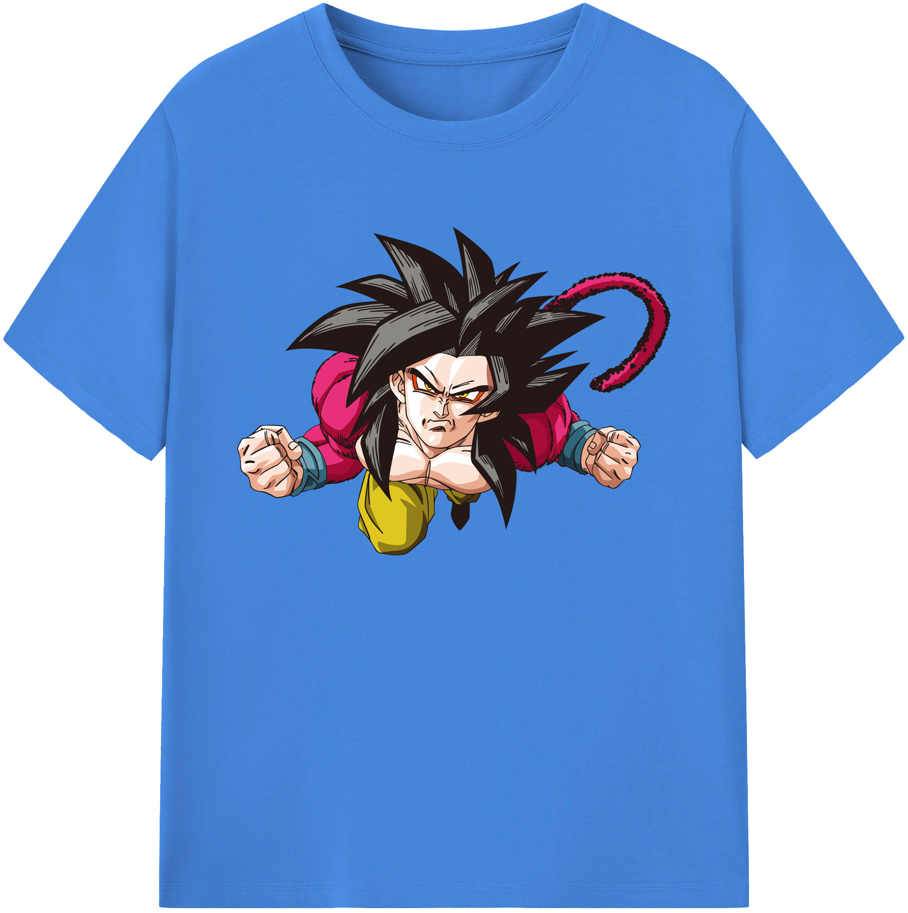 （画像用） ドラゴンボール 孫悟空（そん ごくう）Son Goku カカロット DRAGON BALL Kakarotto 綿100％ メンズ半袖Tシャツ｜肌触りやわらか＆通気性
