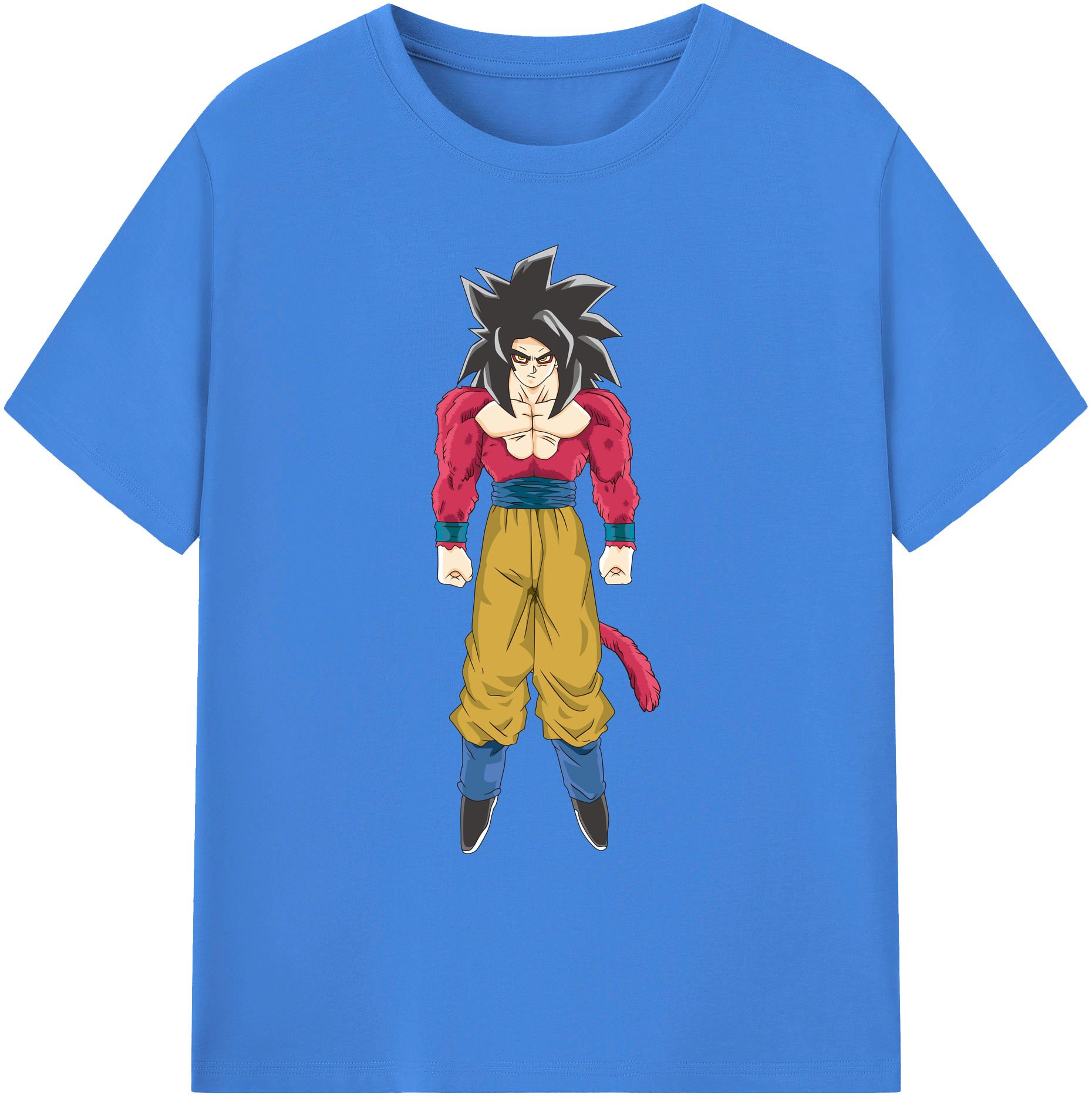 （画像用） ドラゴンボール 孫悟空（そん ごくう）Son Goku カカロット DRAGON BALL Kakarotto 綿100％ メンズ半袖Tシャツ｜肌触りやわらか＆通気性