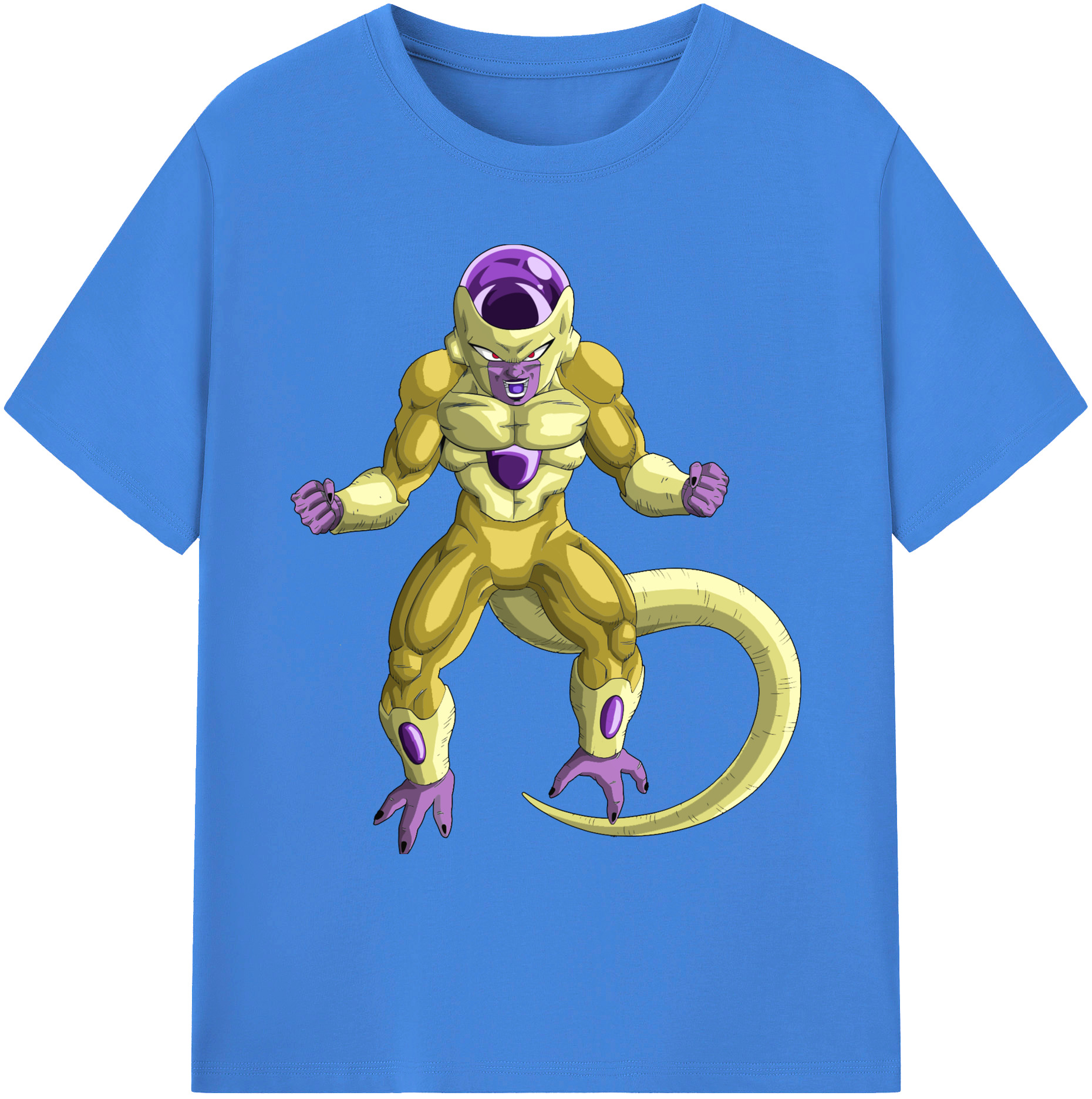 （画像用） ドラゴンボール フリーザ DRAGON BALL Frieza 綿100％ メンズ半袖Tシャツ｜肌触りやわらか＆通気性