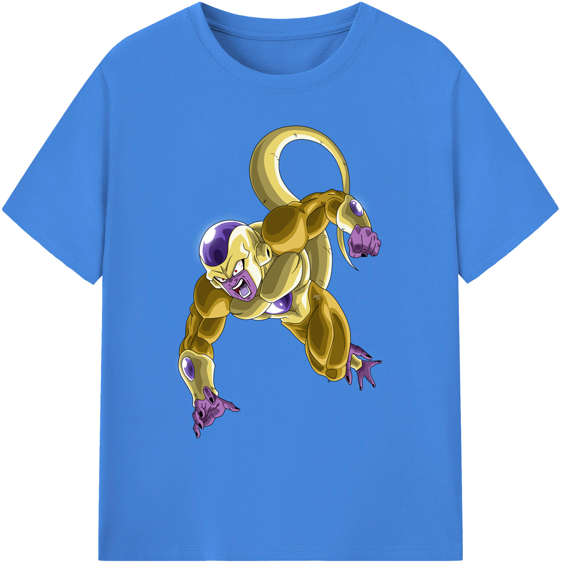 （画像用） ドラゴンボール フリーザ DRAGON BALL Frieza 綿100％ メンズ半袖Tシャツ｜肌触りやわらか＆通気性