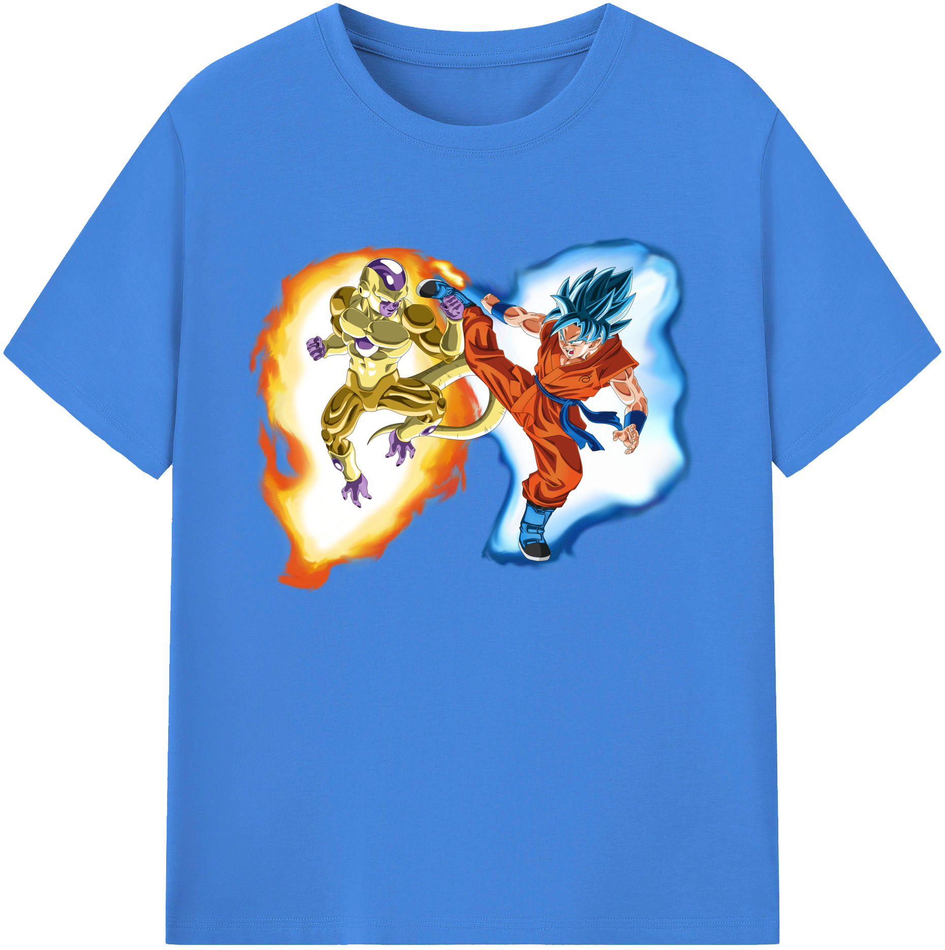 （画像用） ドラゴンボール フリーザ DRAGON BALL Frieza 綿100％ メンズ半袖Tシャツ｜肌触りやわらか＆通気性