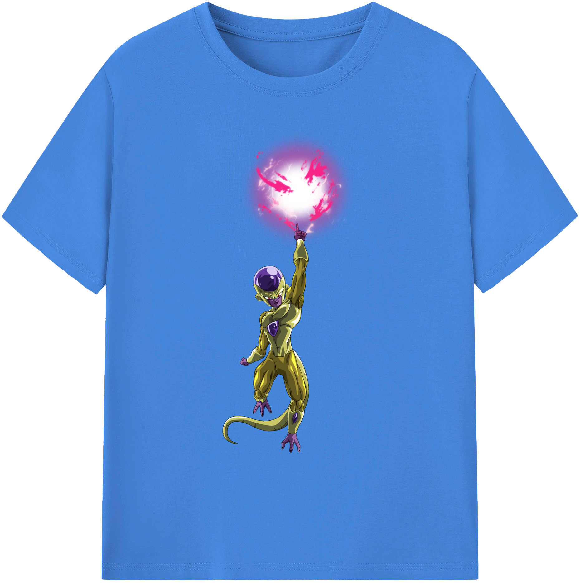 （画像用） ドラゴンボール フリーザ DRAGON BALL Frieza 綿100％ メンズ半袖Tシャツ｜肌触りやわらか＆通気性