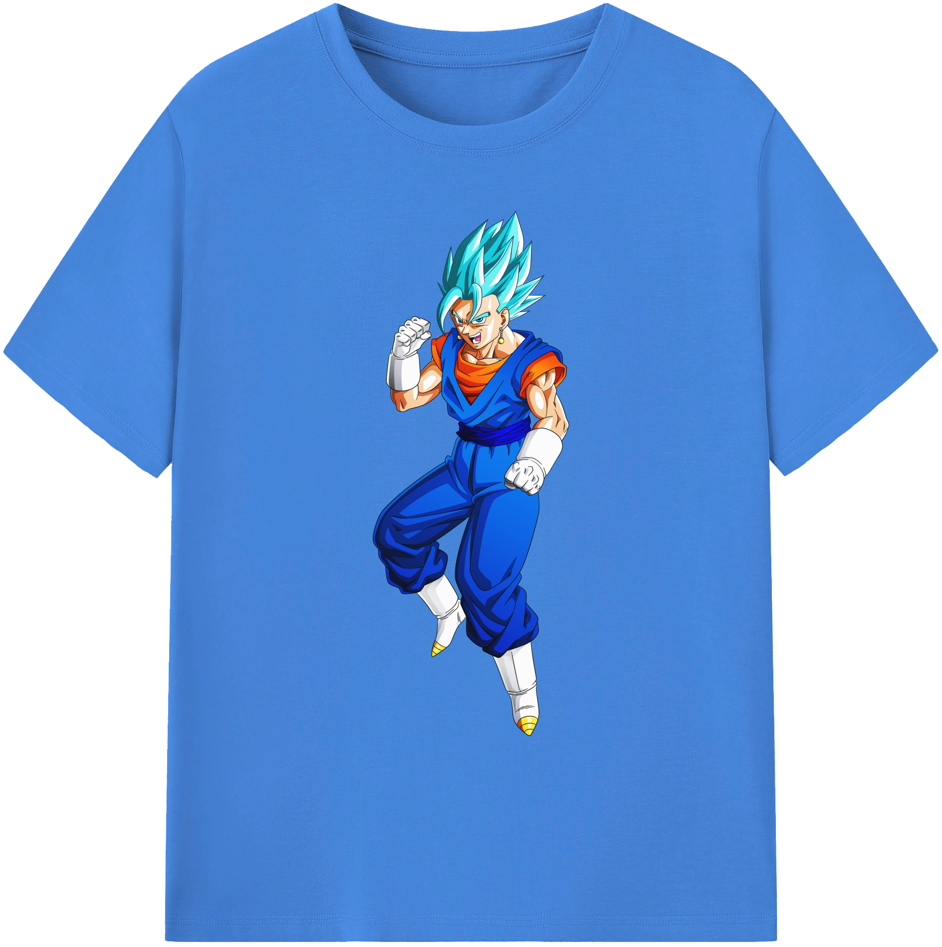 （画像用） ドラゴンボール ベジット DRAGON BALL Vegetto 綿100％ メンズ半袖Tシャツ｜肌触りやわらか＆通気性
