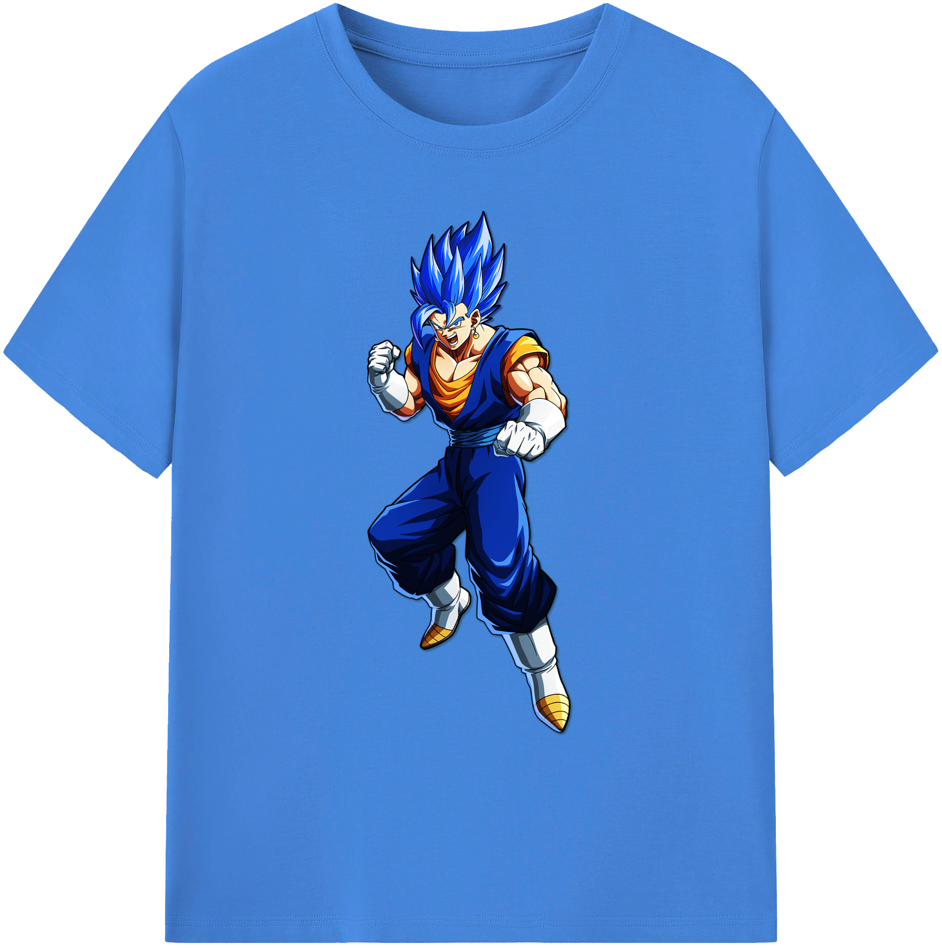（画像用） ドラゴンボール ベジット DRAGON BALL Vegetto 綿100％ メンズ半袖Tシャツ｜肌触りやわらか＆通気性