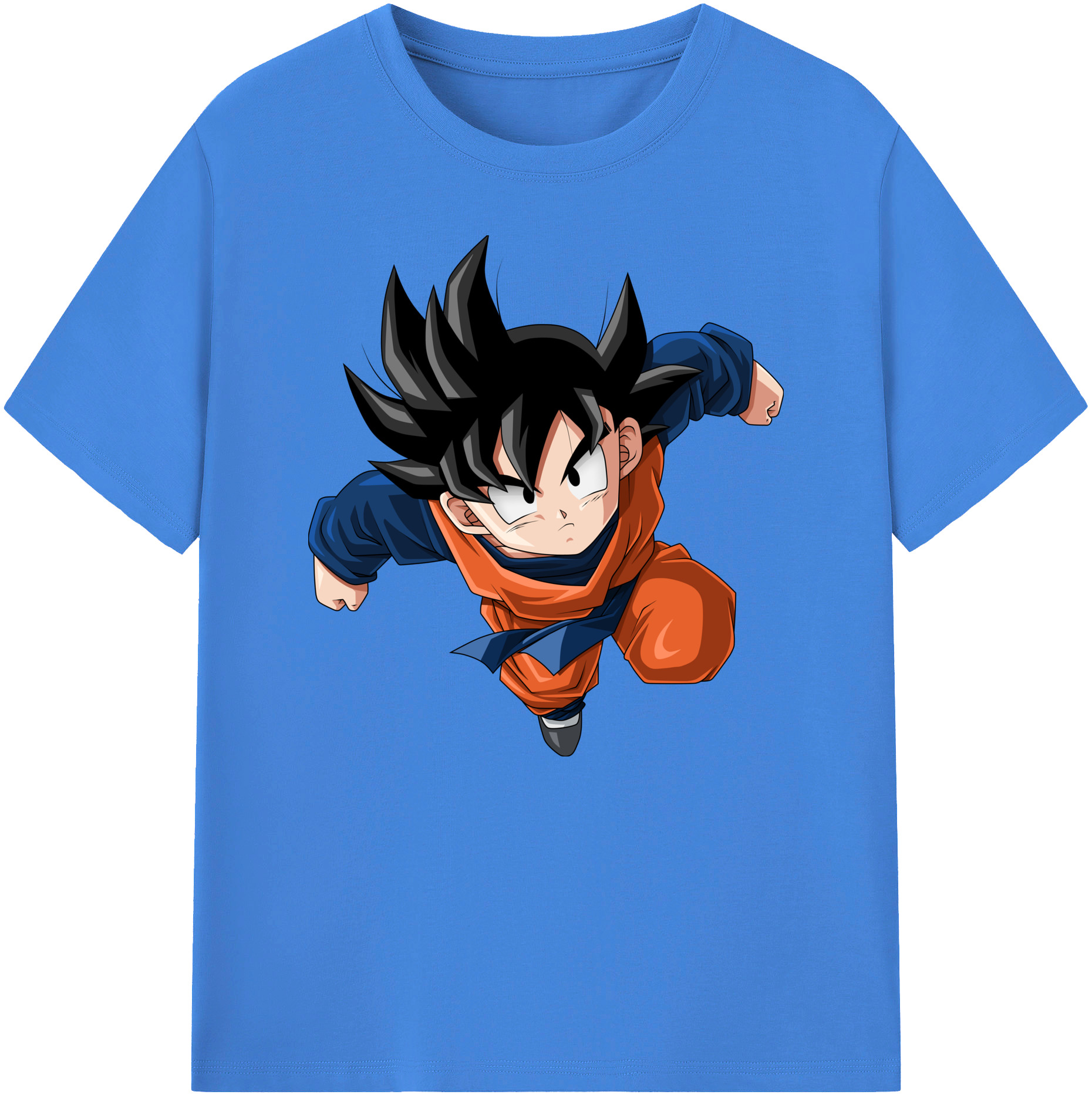 （画像用） ドラゴンボール 孫悟空（そん ごくう）Son Goku カカロット DRAGON BALL Kakarotto 綿100％ メンズ半袖Tシャツ｜肌触りやわらか＆通気性