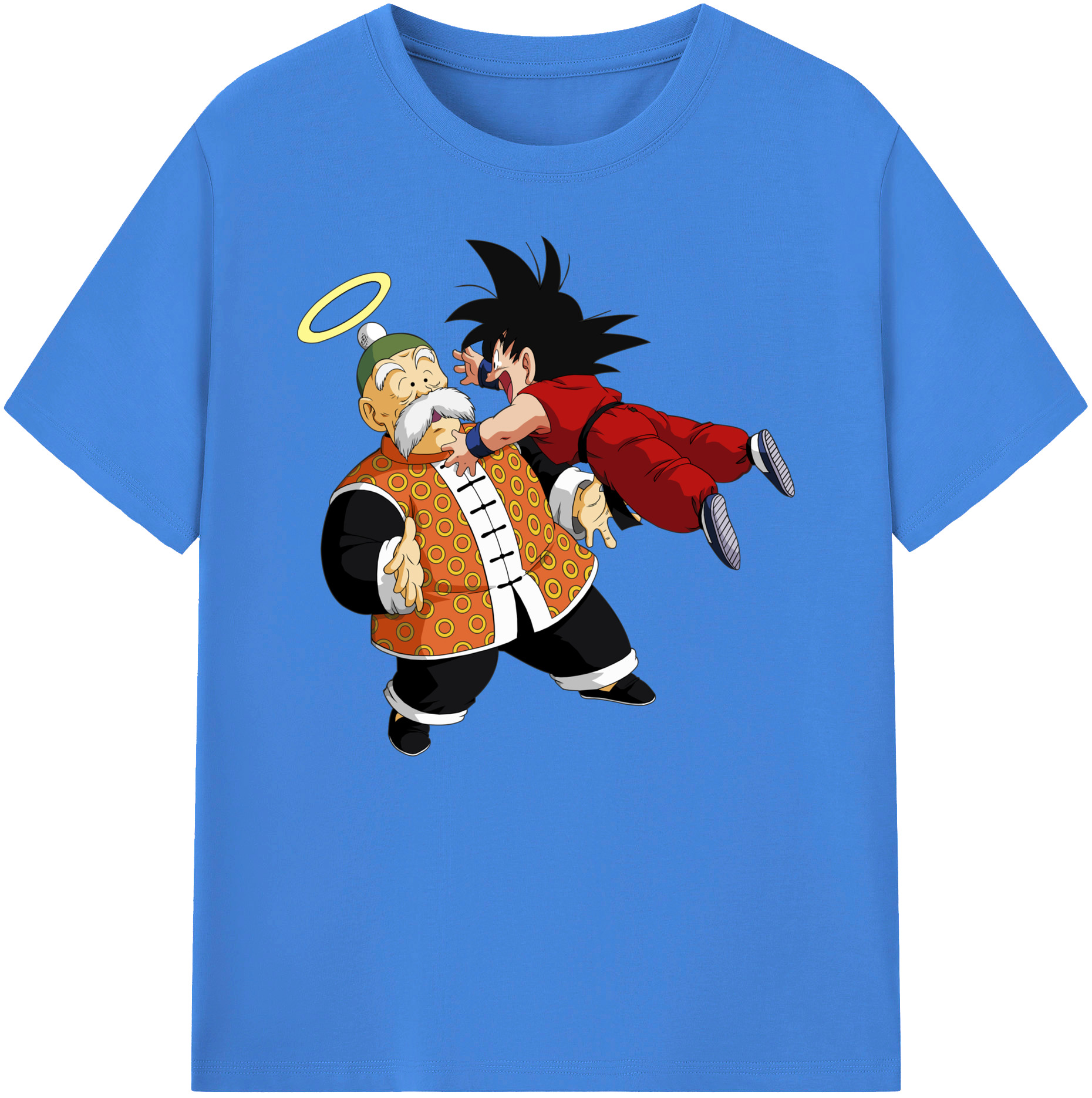 （画像用） ドラゴンボール 孫悟空（そん ごくう）Son Goku カカロット DRAGON BALL Kakarotto 綿100％ メンズ半袖Tシャツ｜肌触りやわらか＆通気性