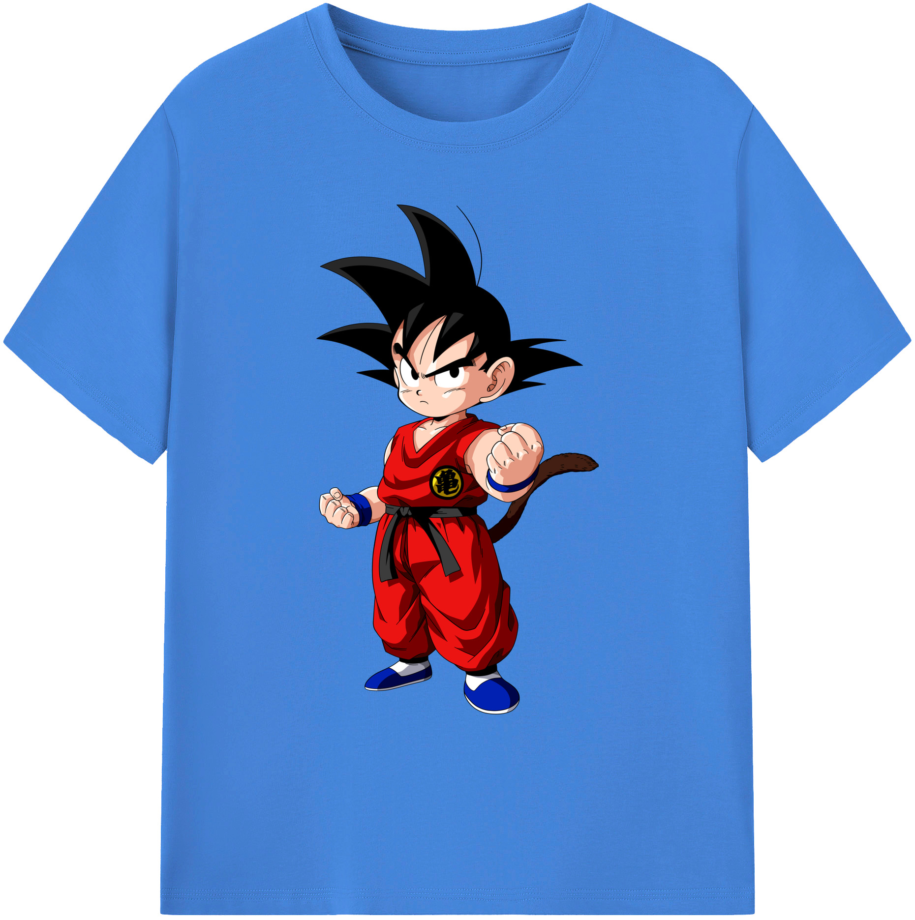 （画像用） ドラゴンボール 孫悟空（そん ごくう）Son Goku カカロット DRAGON BALL Kakarotto 綿100％ メンズ半袖Tシャツ｜肌触りやわらか＆通気性