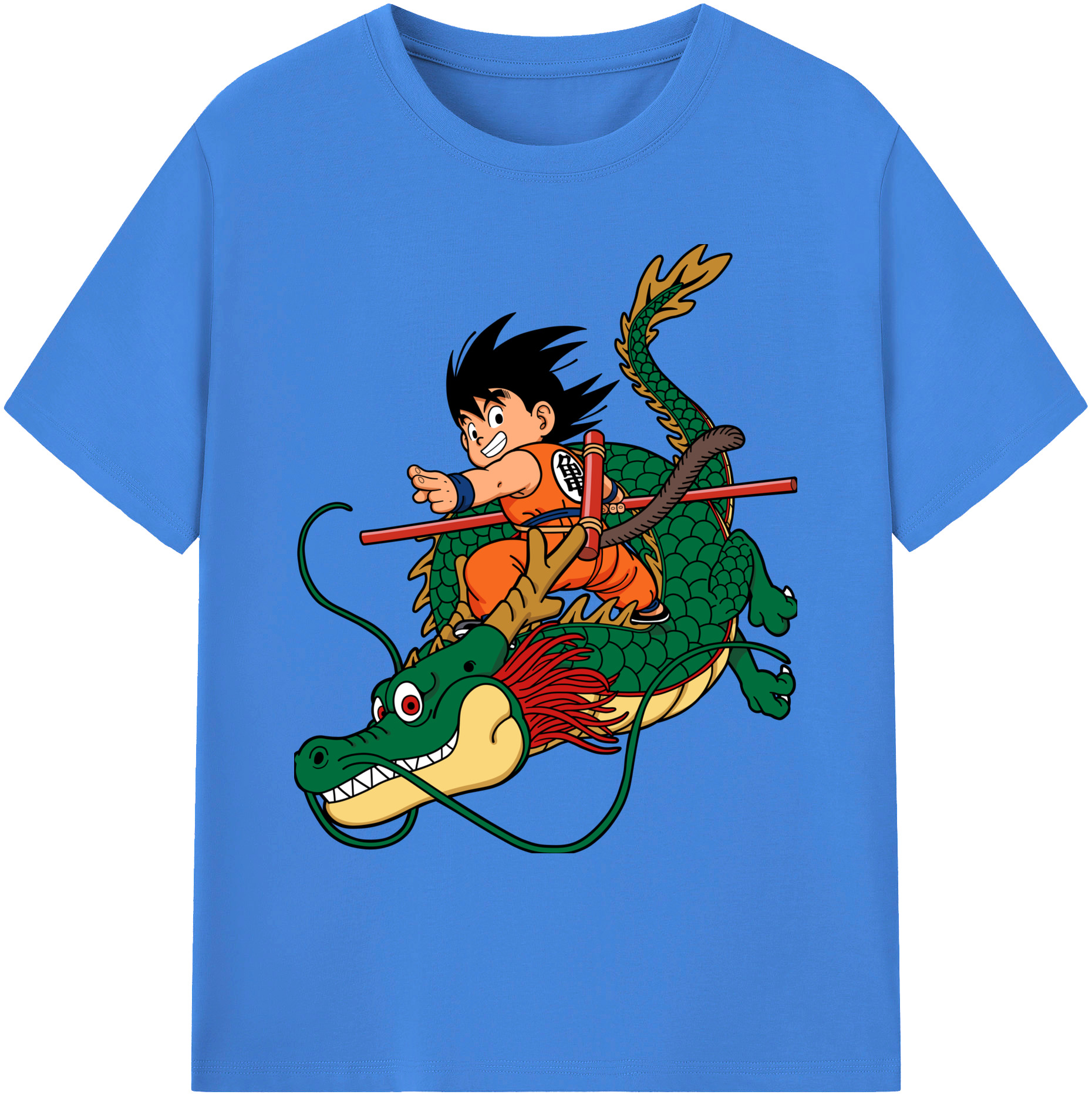 （画像用） ドラゴンボール 孫悟空（そん ごくう）Son Goku カカロット DRAGON BALL Kakarotto 綿100％ メンズ半袖Tシャツ｜肌触りやわらか＆通気性