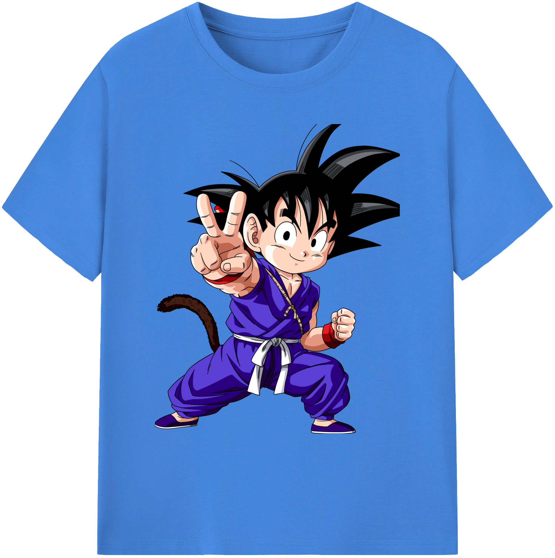 （画像用） ドラゴンボール 孫悟空（そん ごくう）Son Goku カカロット DRAGON BALL Kakarotto 綿100％ メンズ半袖Tシャツ｜肌触りやわらか＆通気性