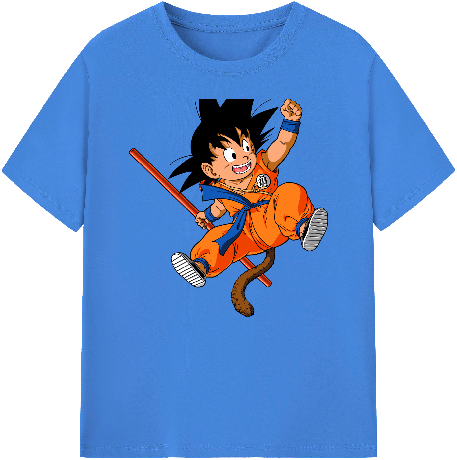 （画像用） ドラゴンボール 孫悟空（そん ごくう）Son Goku カカロット DRAGON BALL Kakarotto 綿100％ メンズ半袖Tシャツ｜肌触りやわらか＆通気性