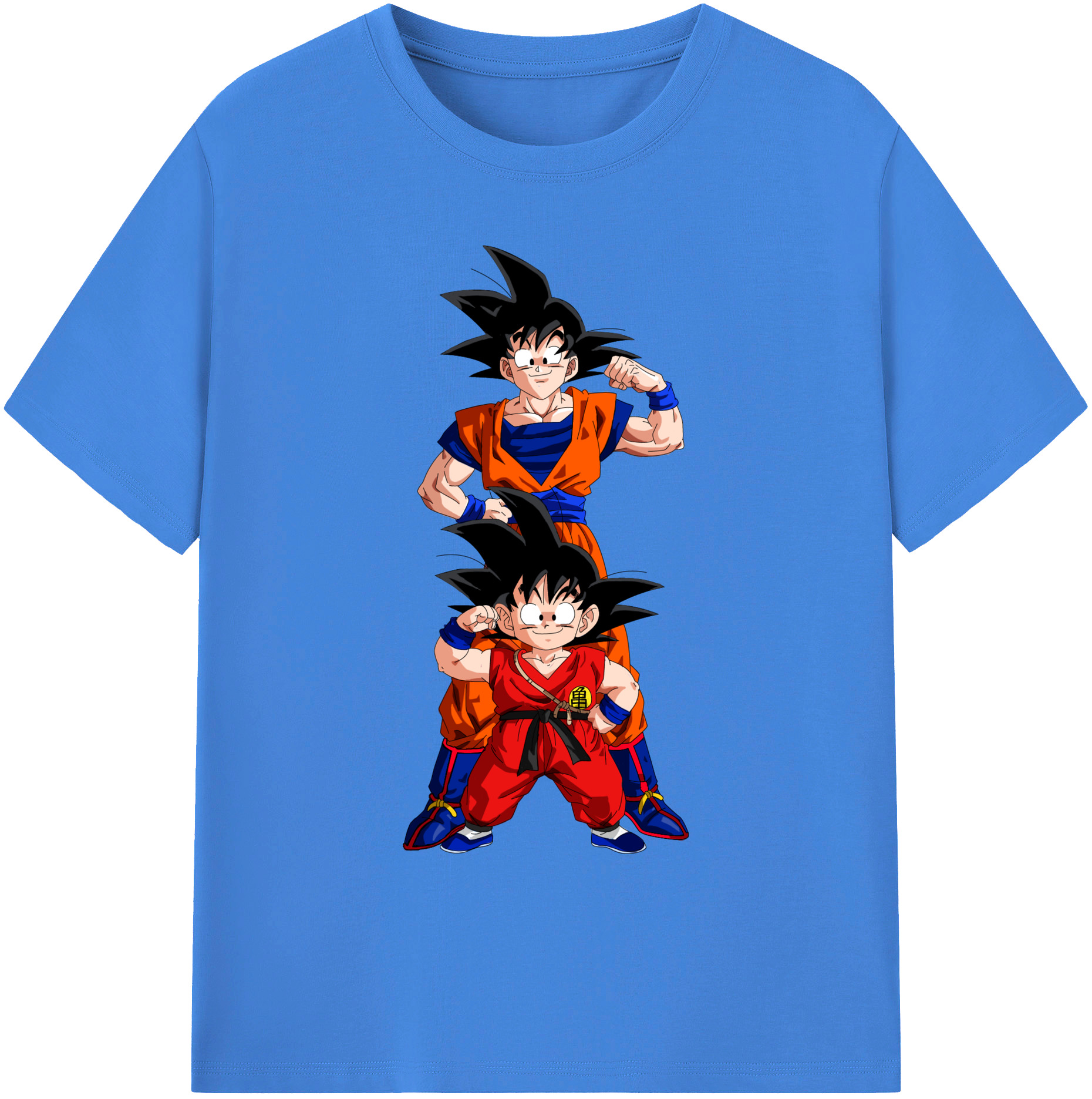 （画像用） ドラゴンボール 孫悟空（そん ごくう）Son Goku カカロット DRAGON BALL Kakarotto 綿100％ メンズ半袖Tシャツ｜肌触りやわらか＆通気性