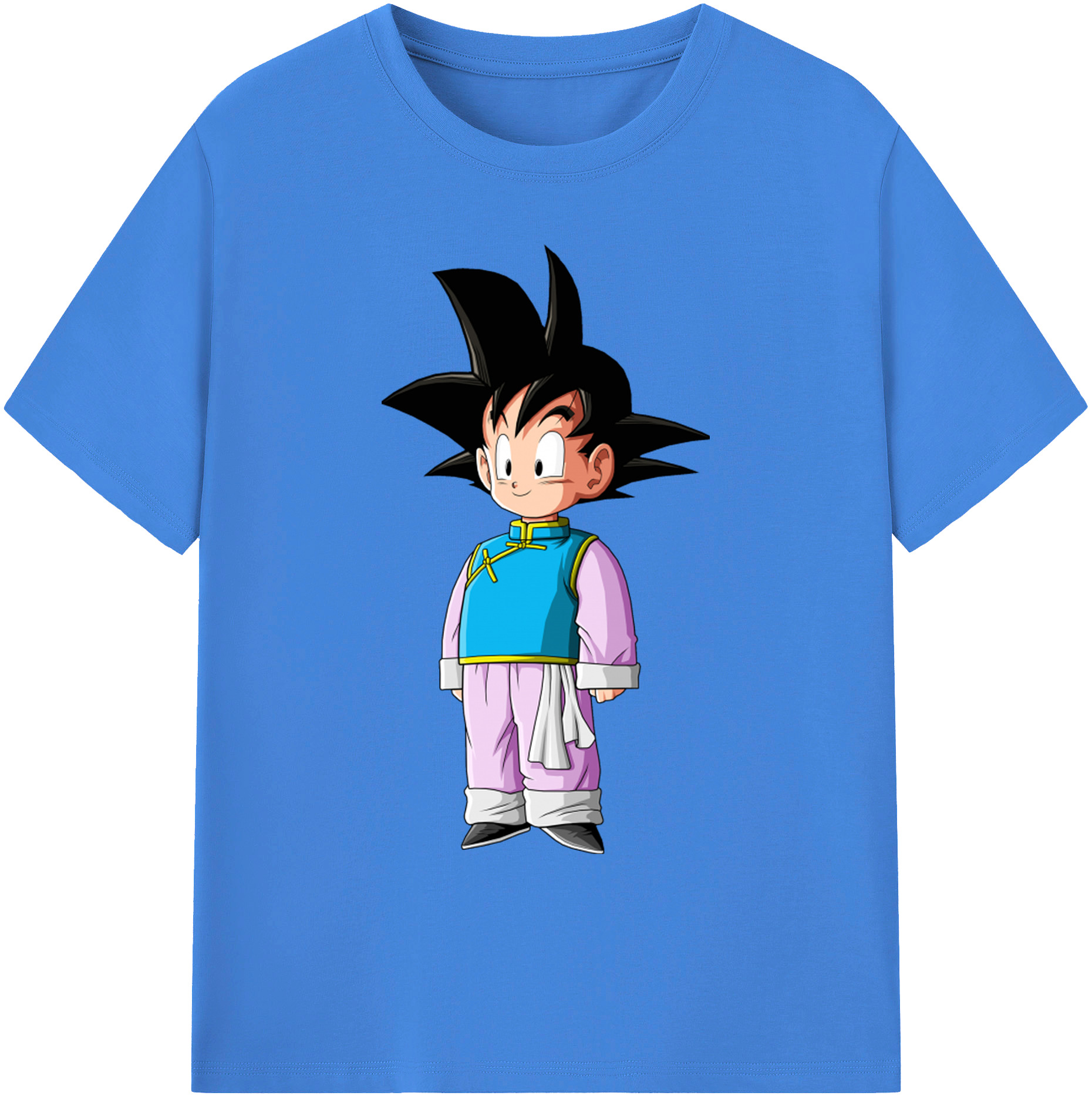 （画像用） ドラゴンボール 孫悟空（そん ごくう）Son Goku カカロット DRAGON BALL Kakarotto 綿100％ メンズ半袖Tシャツ｜肌触りやわらか＆通気性